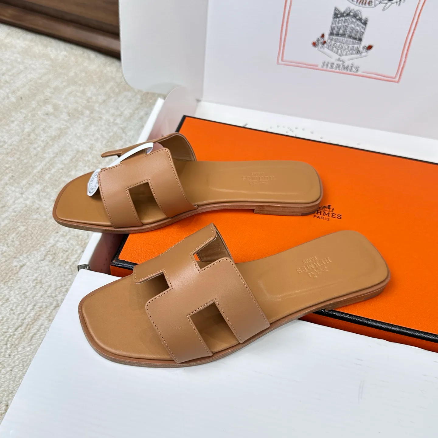 Шлепанцы Женские Hermes 3043264