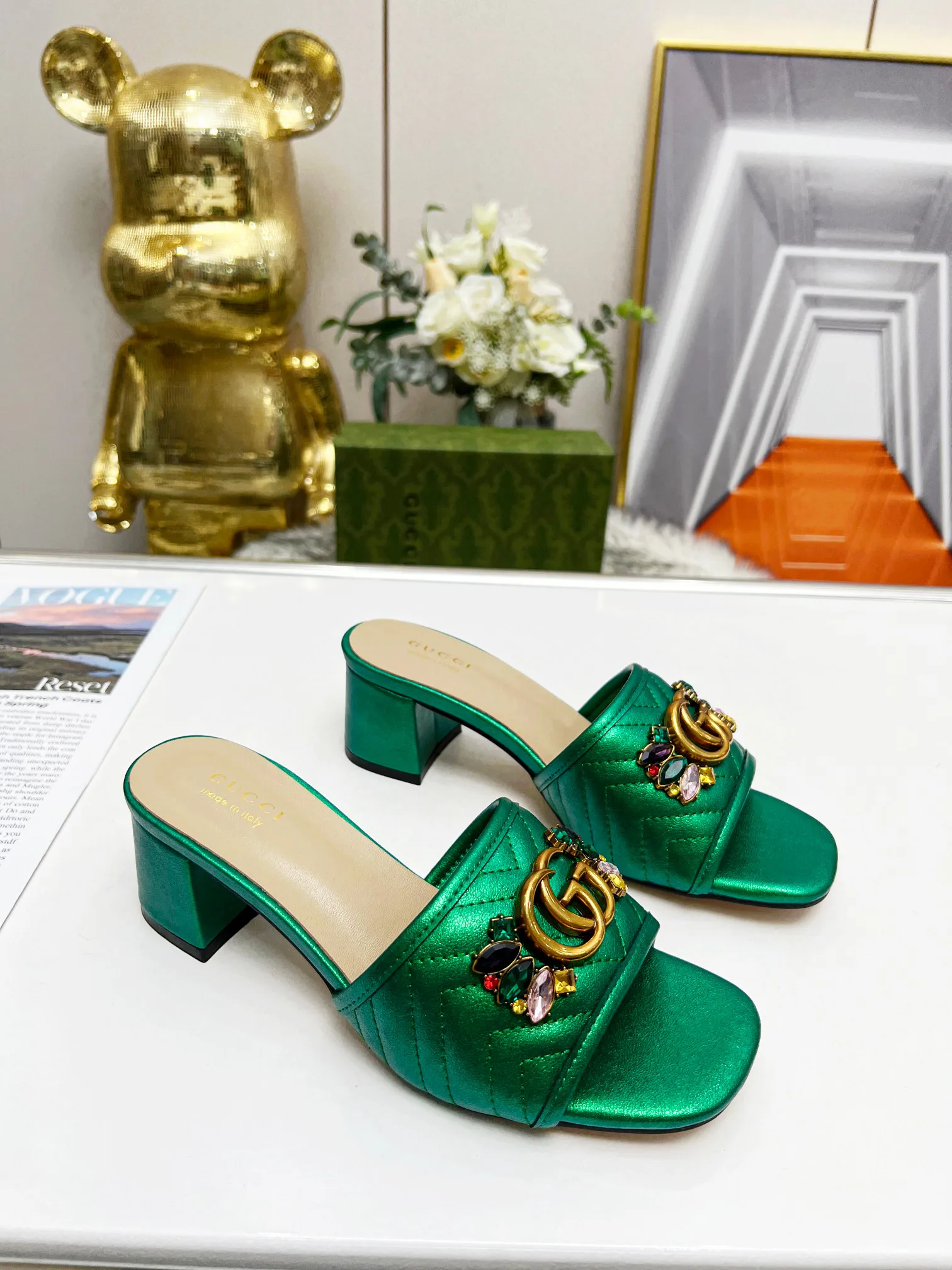 Босоножки Женские Gucci 19290