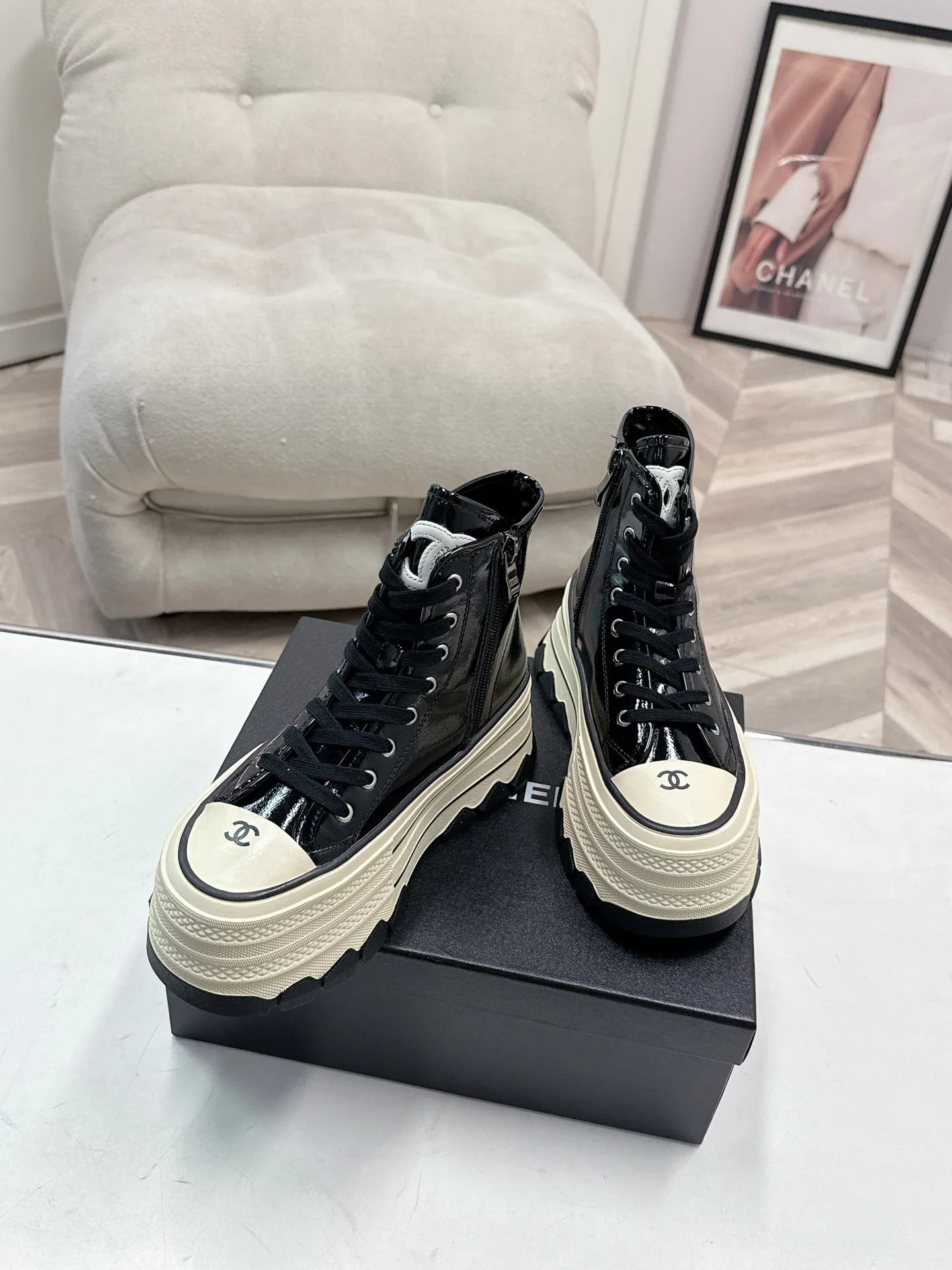 Ботинки Женские Chanel 605751