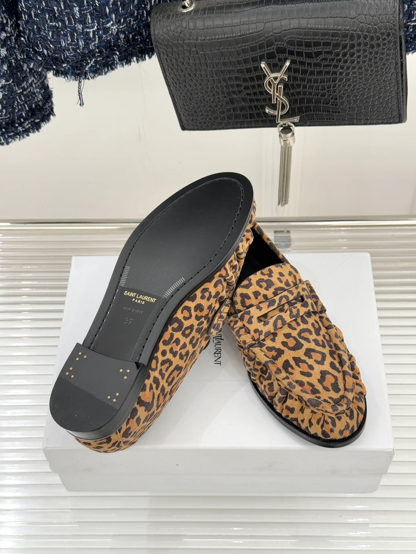 Лоферы И Мокасины Женские Saint Laurent 11187100