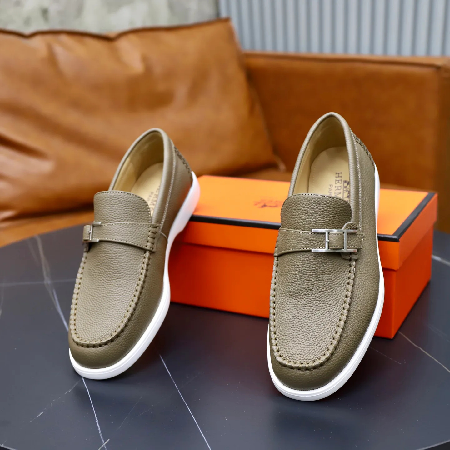 Лоферы И Туфли Мужские Hermes 18103101