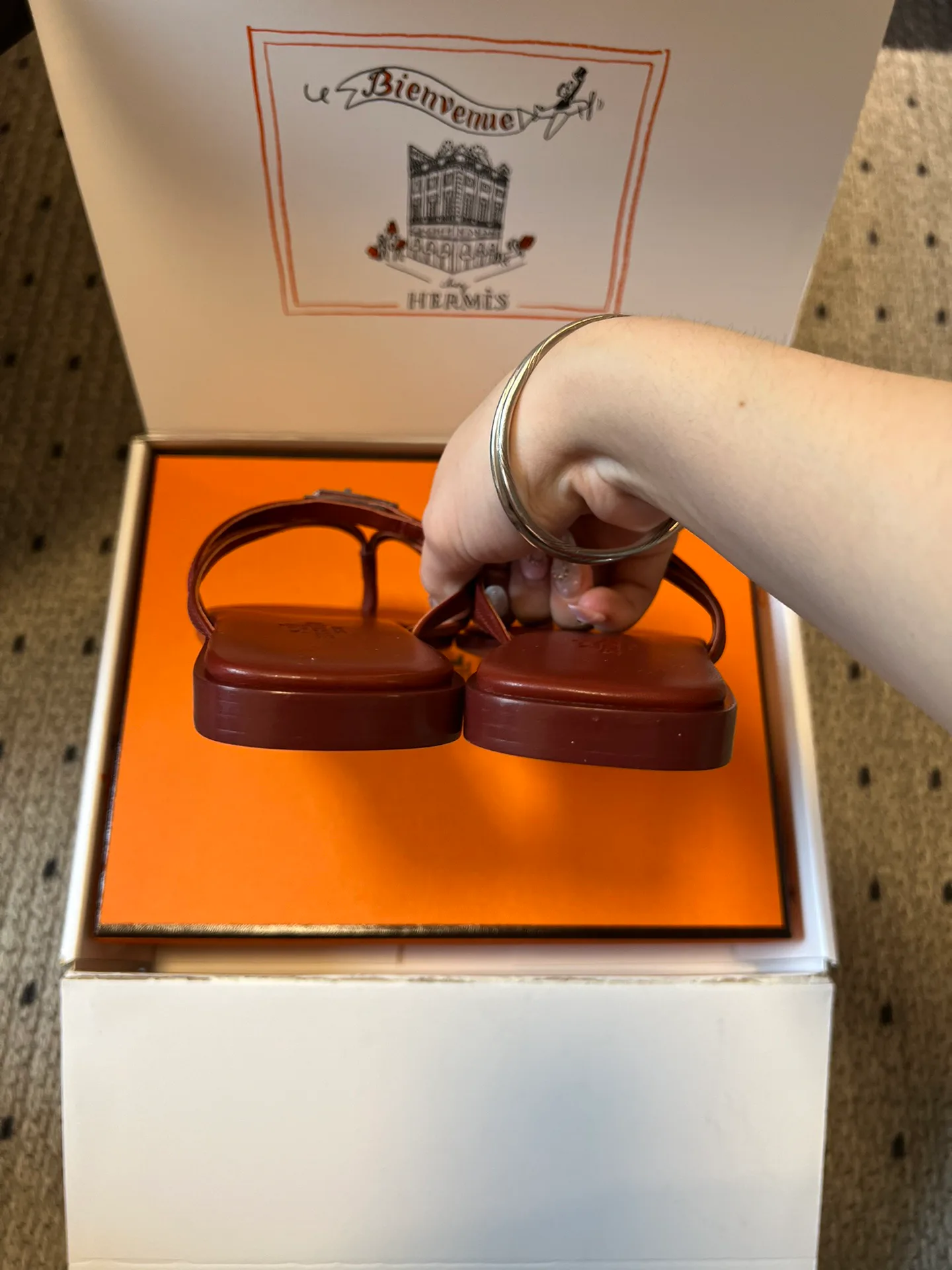 Шлепанцы Женские Hermes 10209516