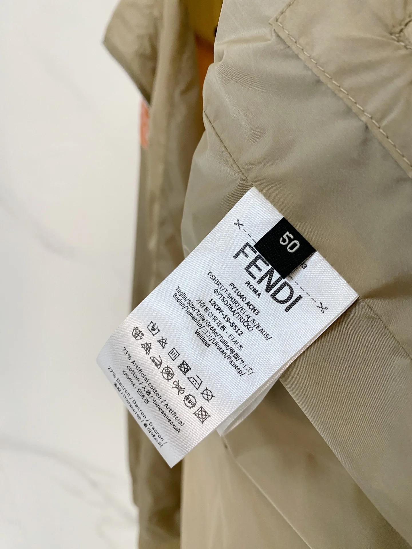 Куртки И Пуховики Мужские Fendi 11664781
