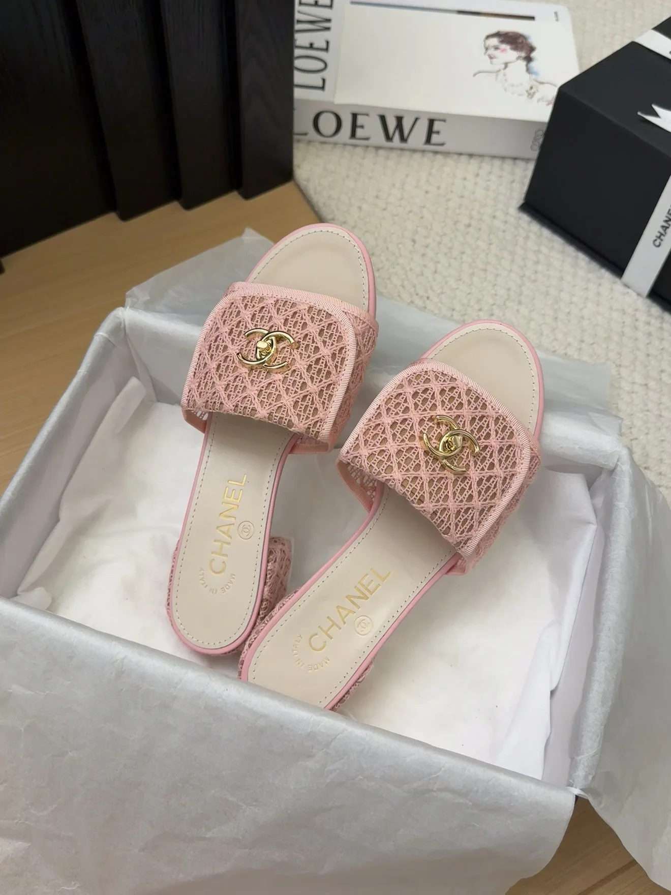 Шлепанцы Женские Chanel 28362