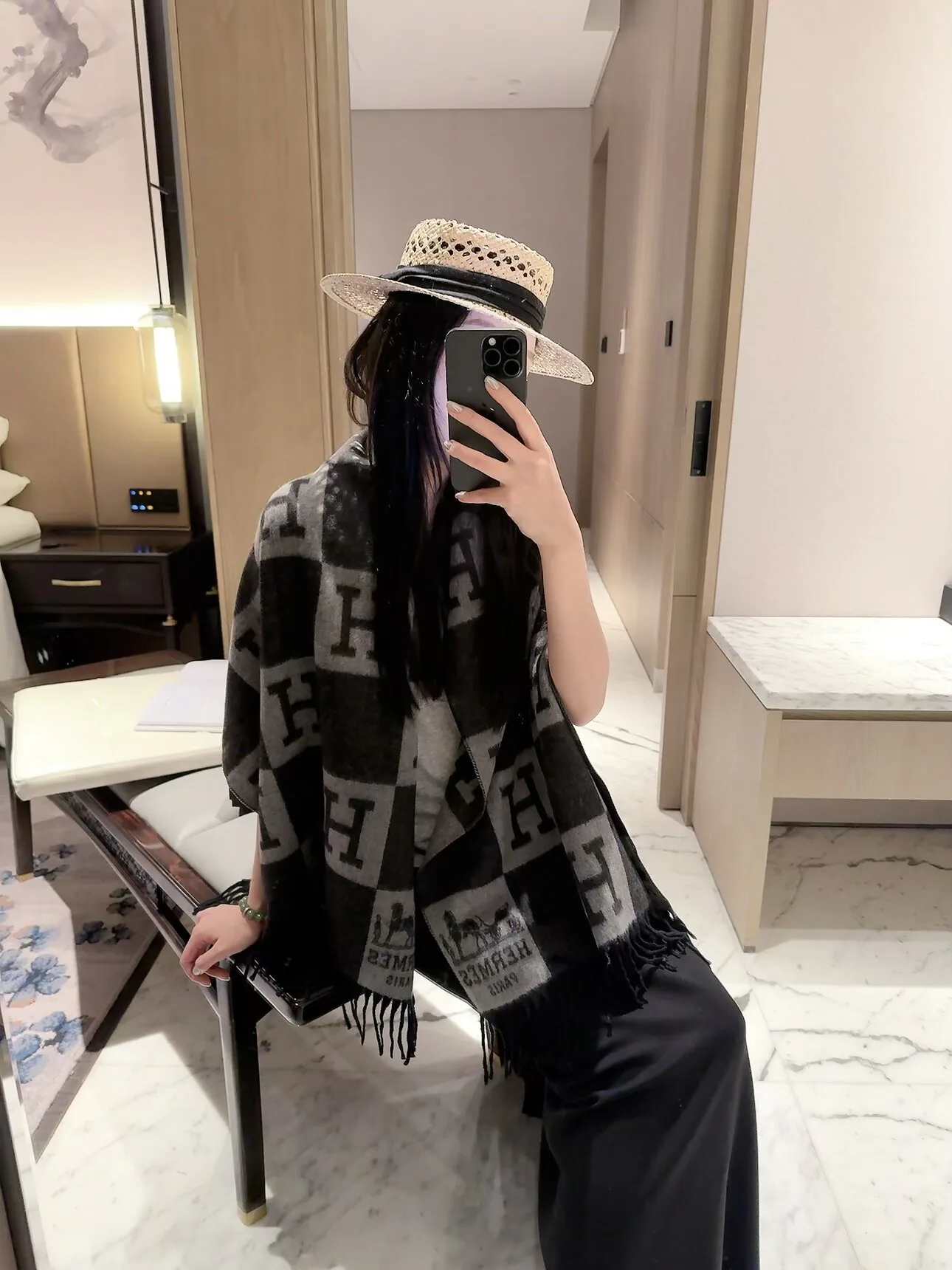 Шарфы Hermes 18598290
