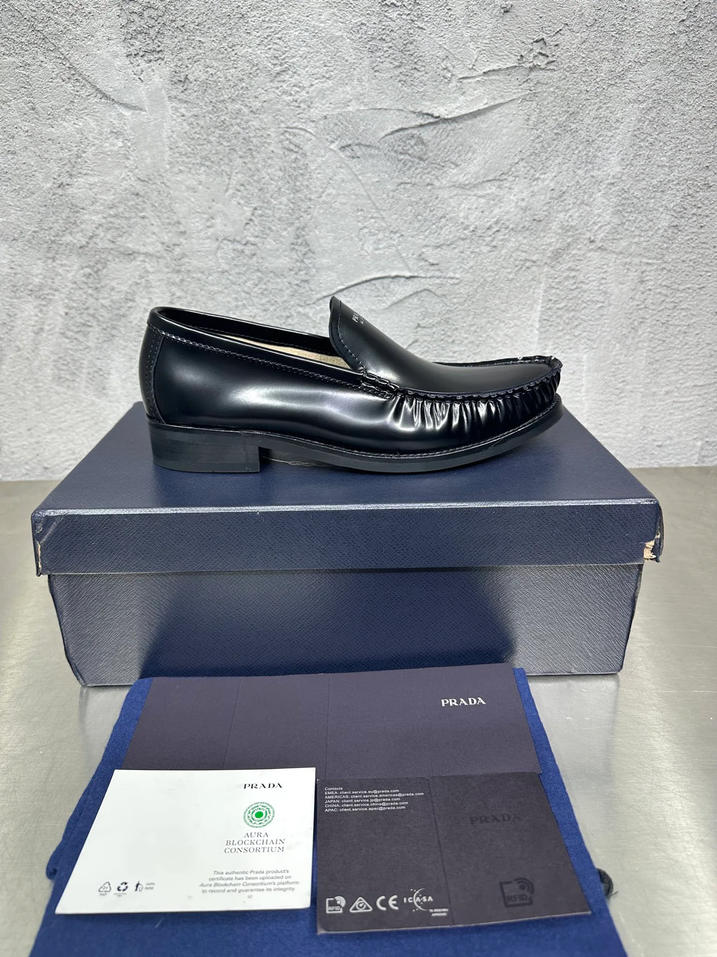 Лоферы Мужские Prada 115829