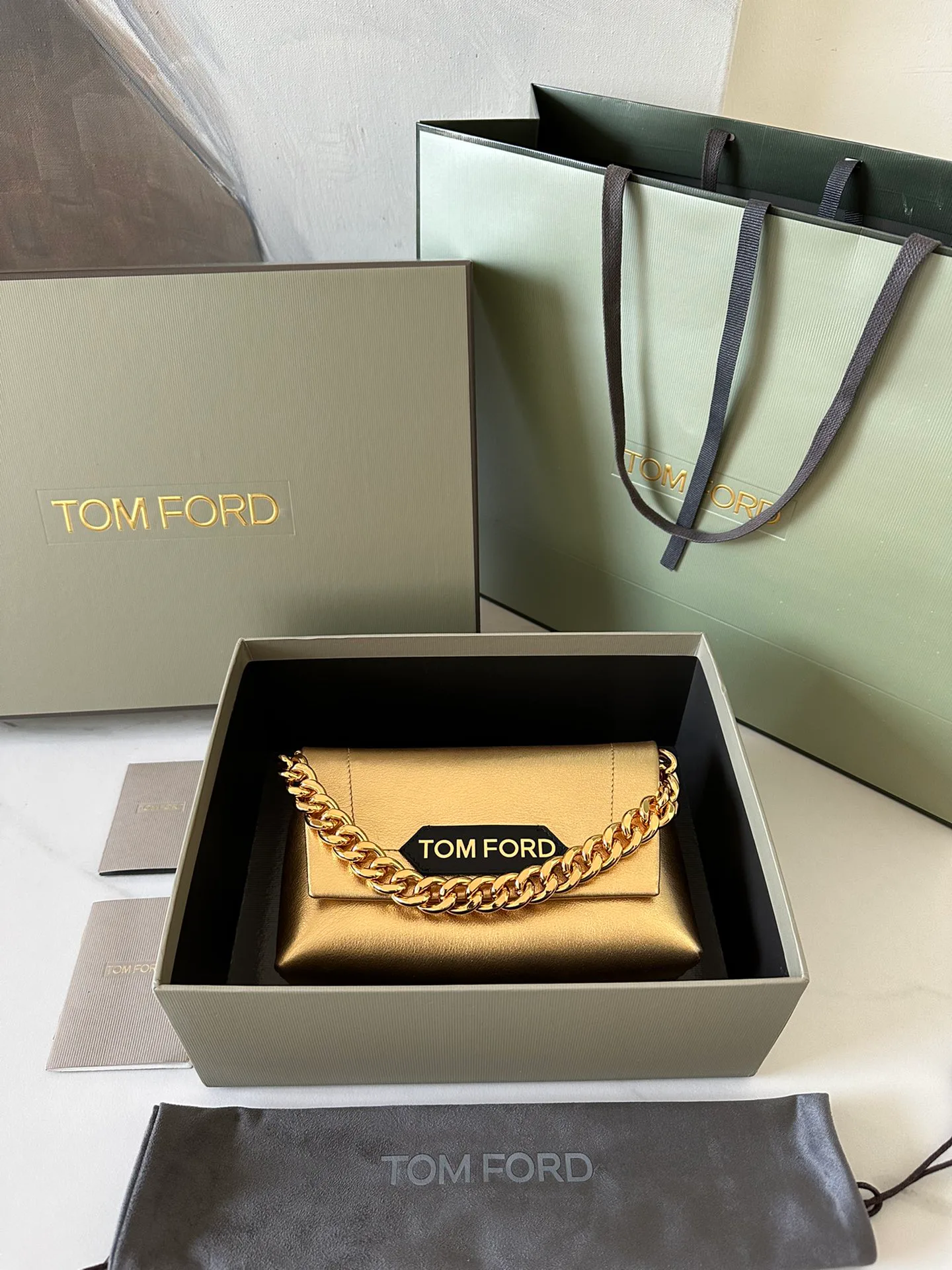 Клатчи Женские Tom Ford 619736