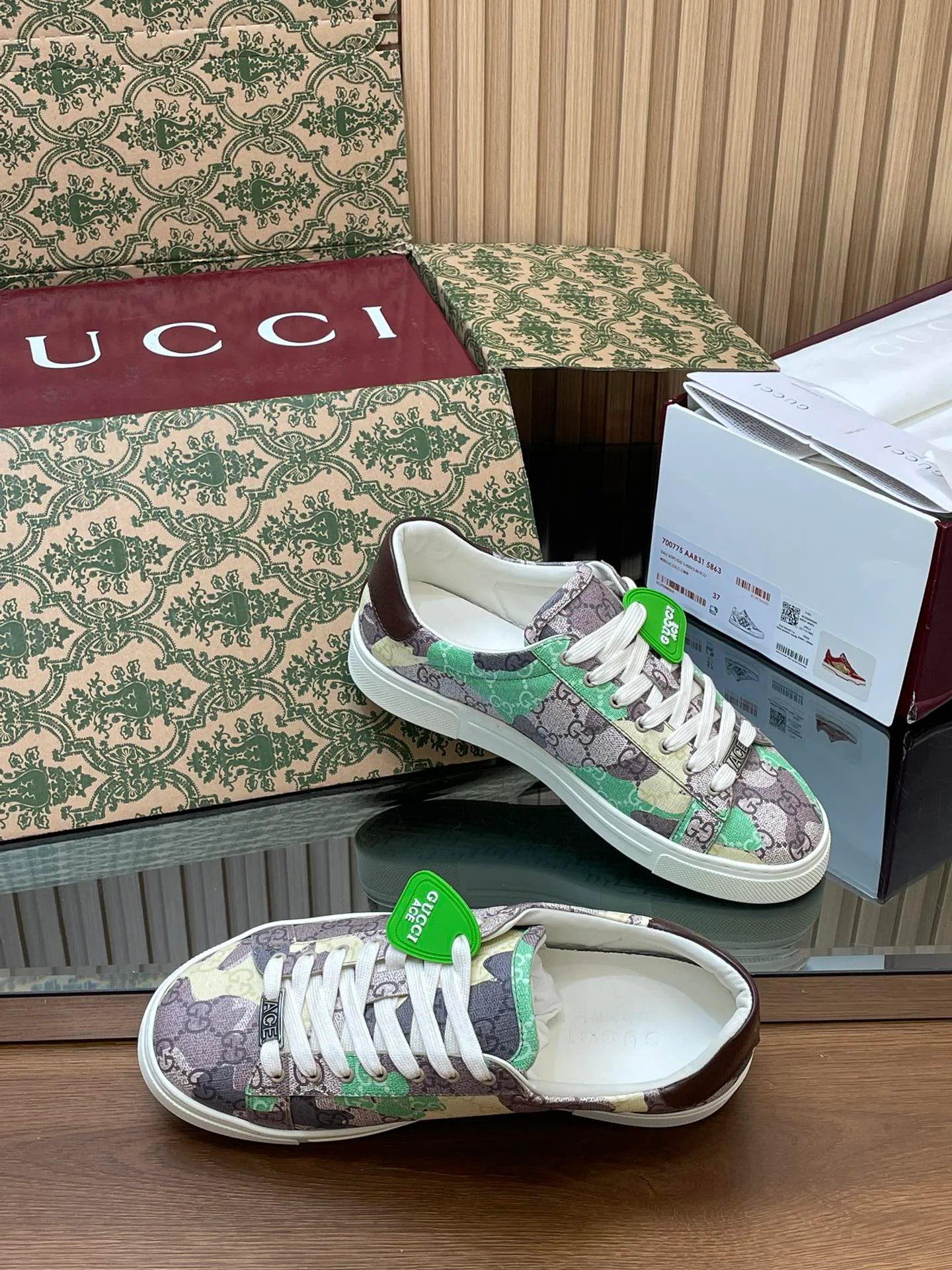 Кроссовки Мужские Gucci 3443591