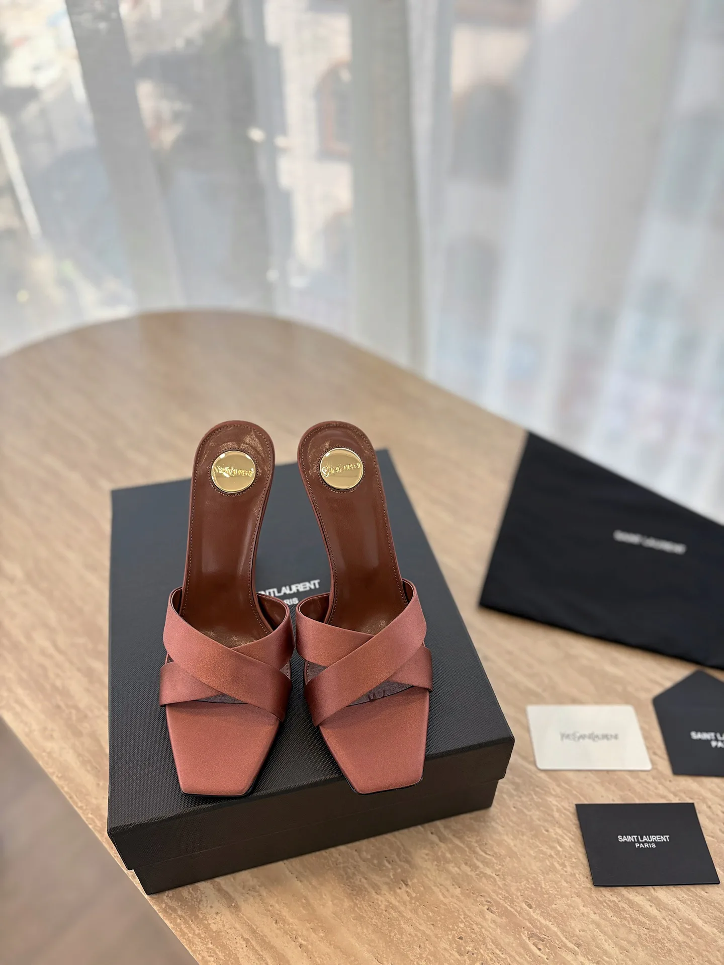 Босоножки Женские Saint Laurent 12815351