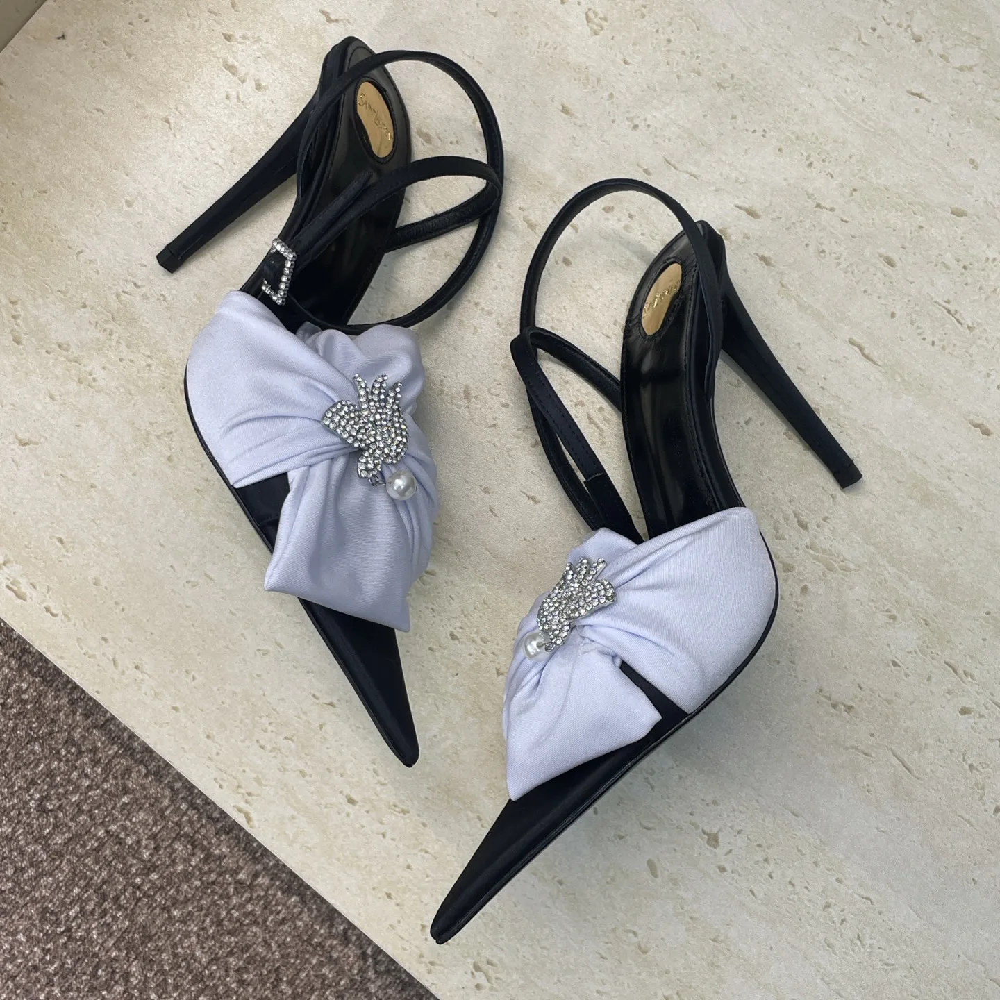 Босоножки Женские Saint Laurent 3009079