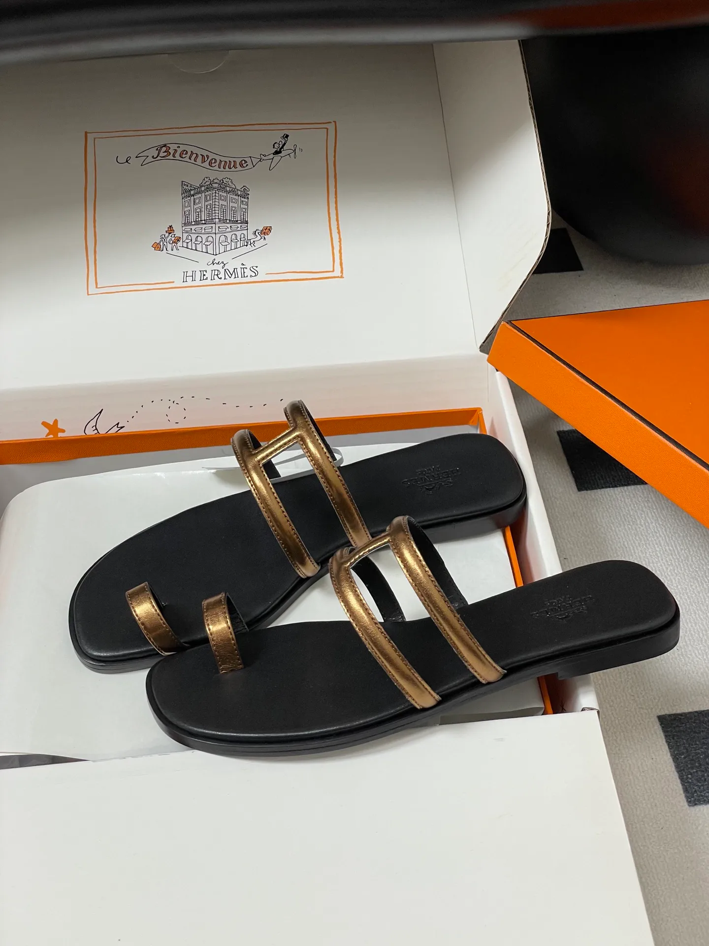 Шлепанцы Женские Hermes 252984
