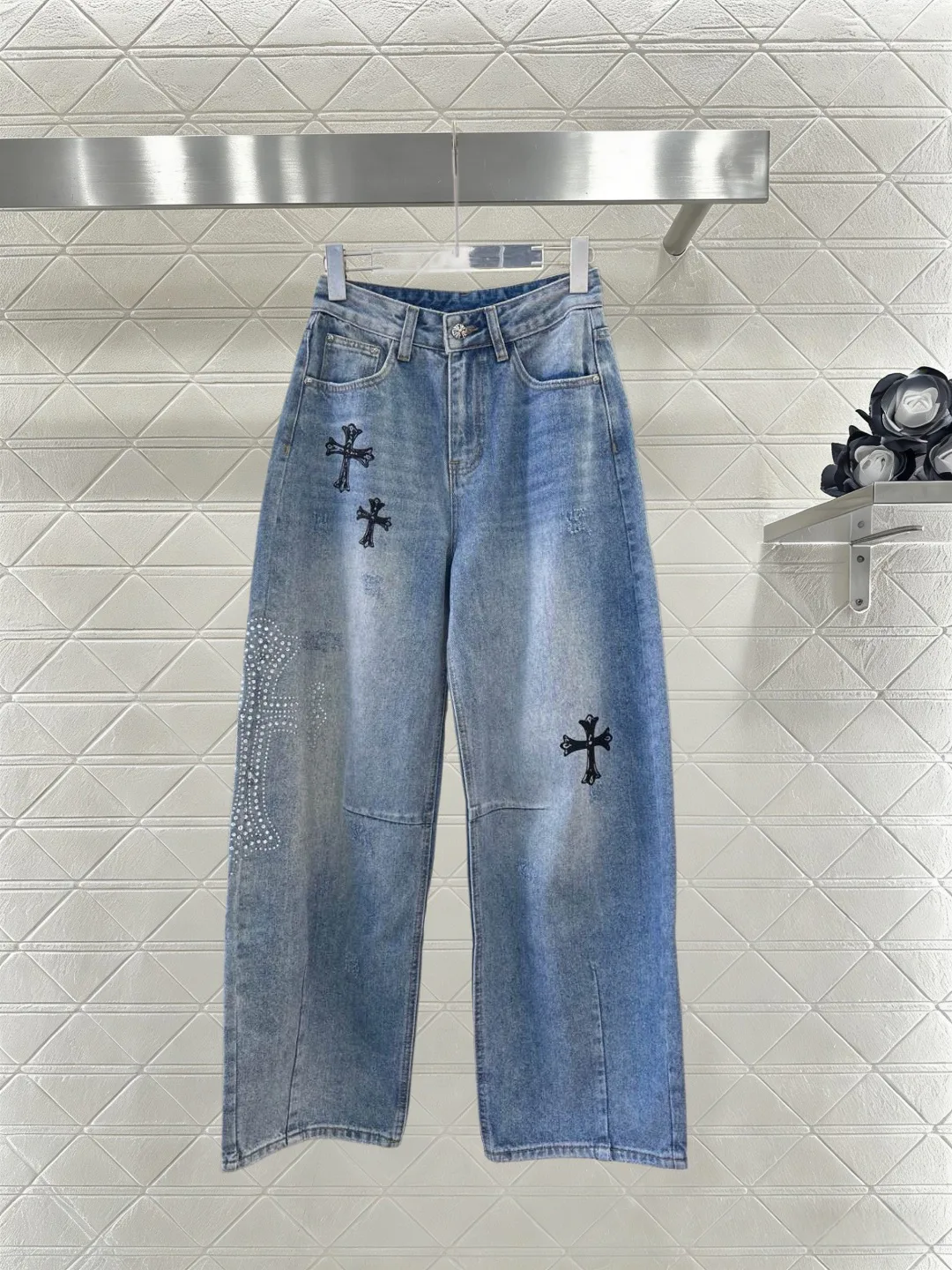 Брюки Женские Chrome Hearts 11425447