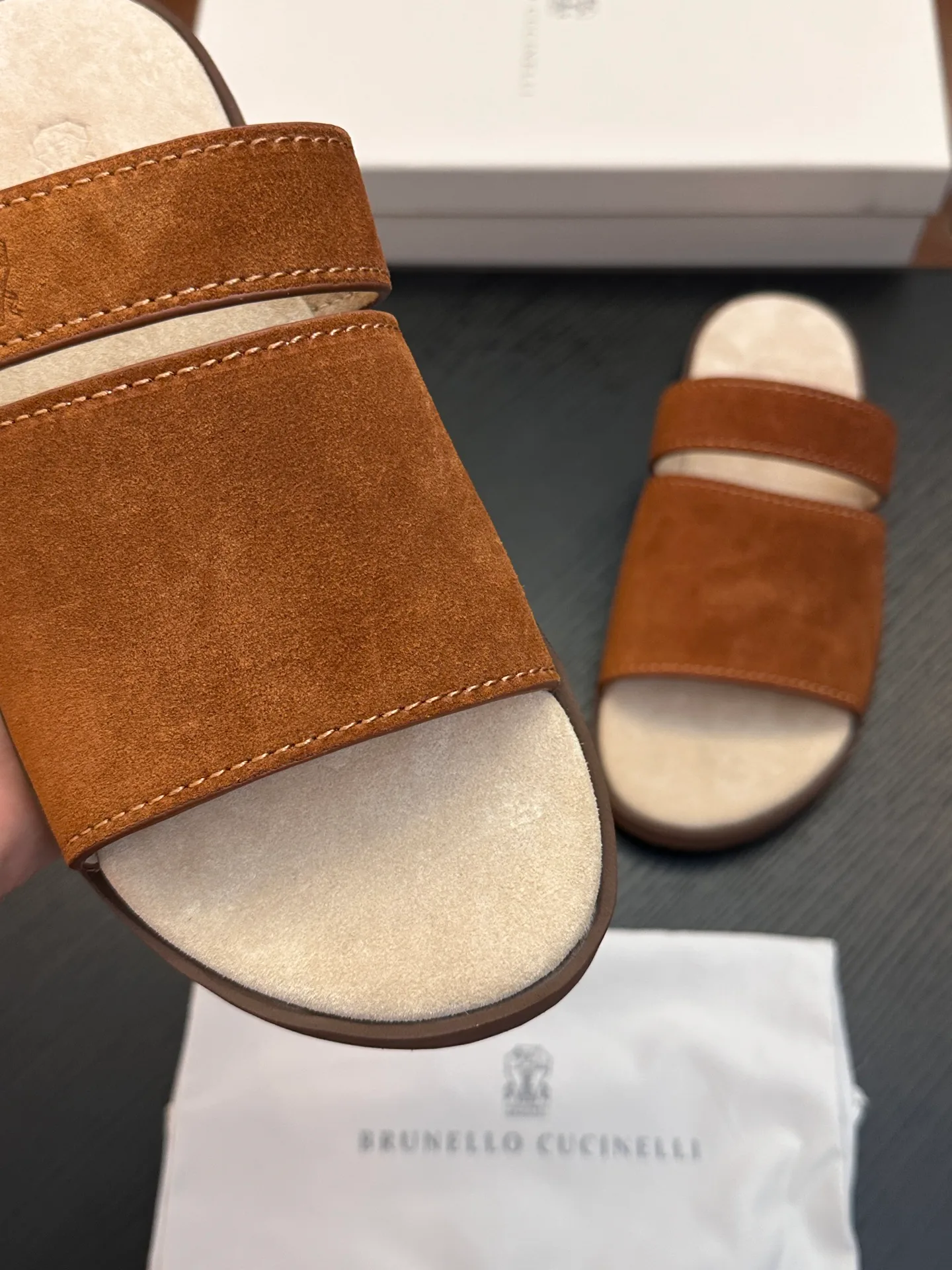 Шлепанцы Мужские Brunello Cucinelli 17390688