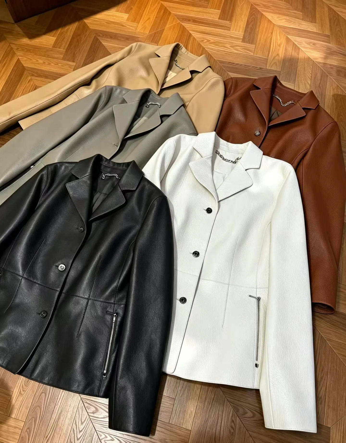 Кожаные Куртки И Дублёнки Женские Hermes 18805196