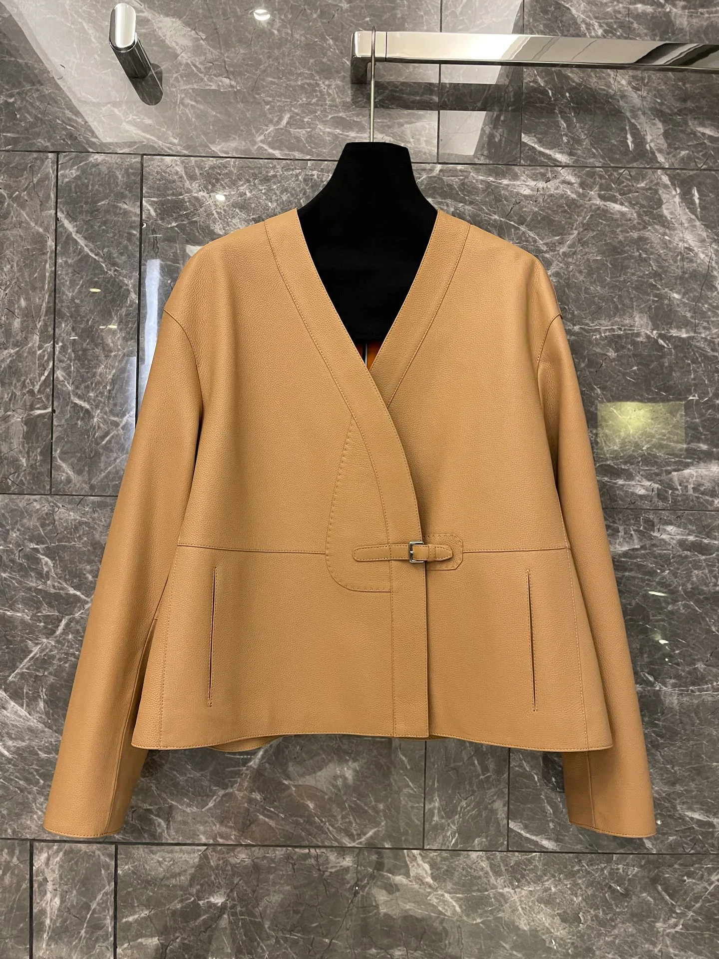 Кожаные Куртки И Дублёнки Женские Hermes 1805920