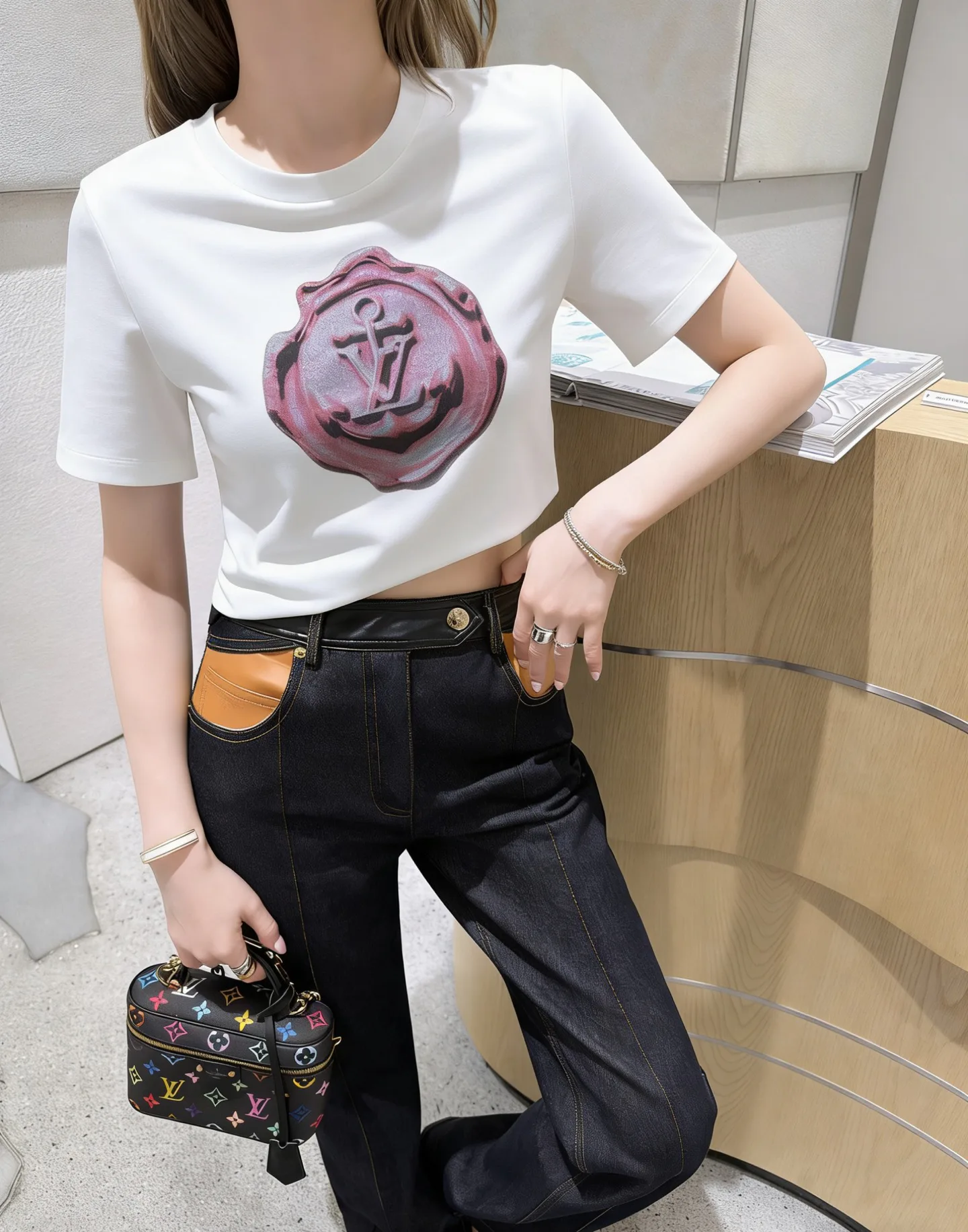 Футболки Женские Louis Vuitton 12744804