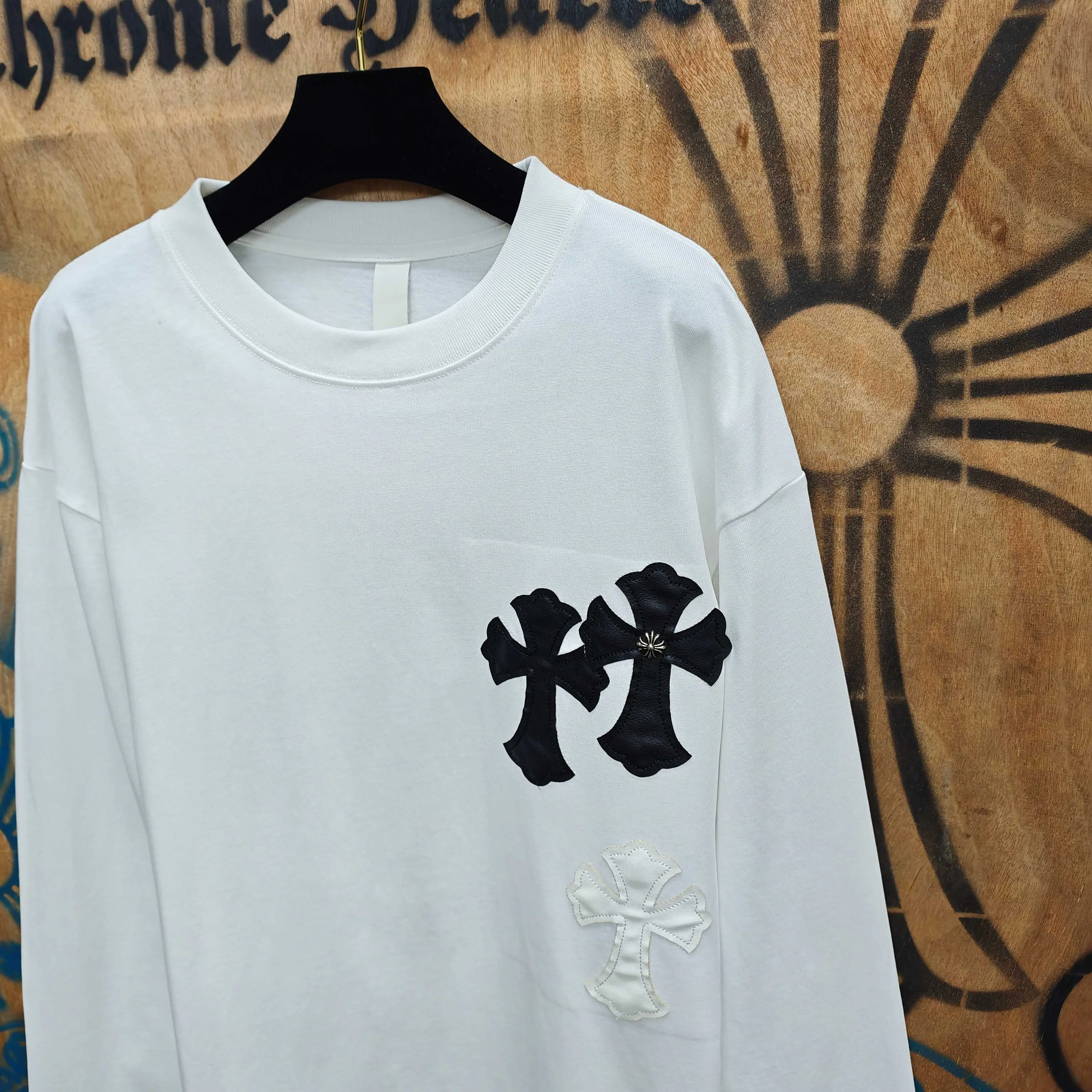 Лонгсливы Мужские Chrome Hearts 13311030