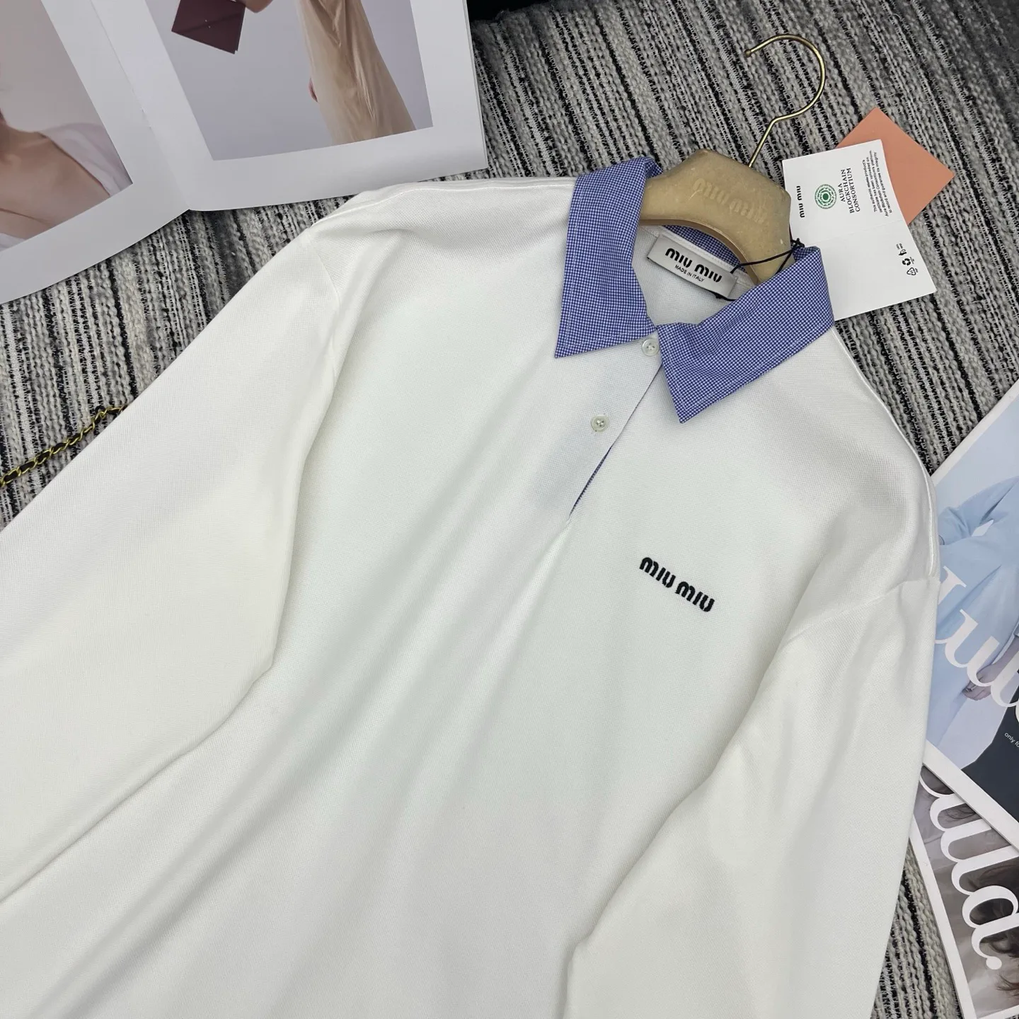 Лонгсливы Женские Miu Miu 11626863