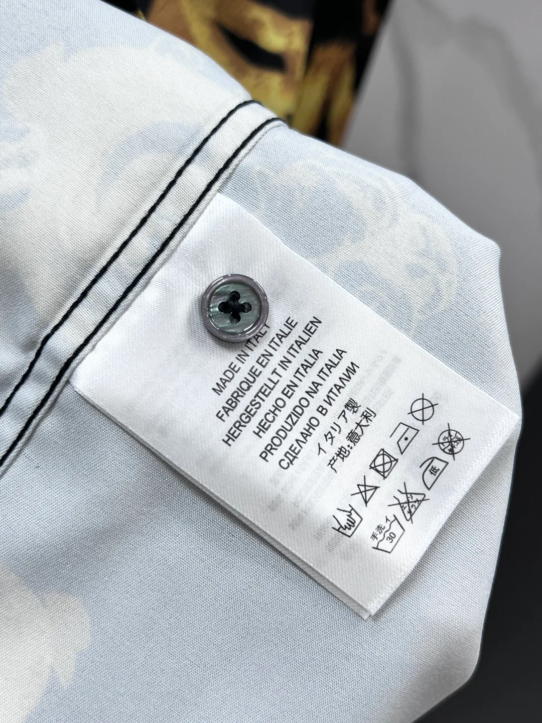 Рубашки Мужские Versace 18706478
