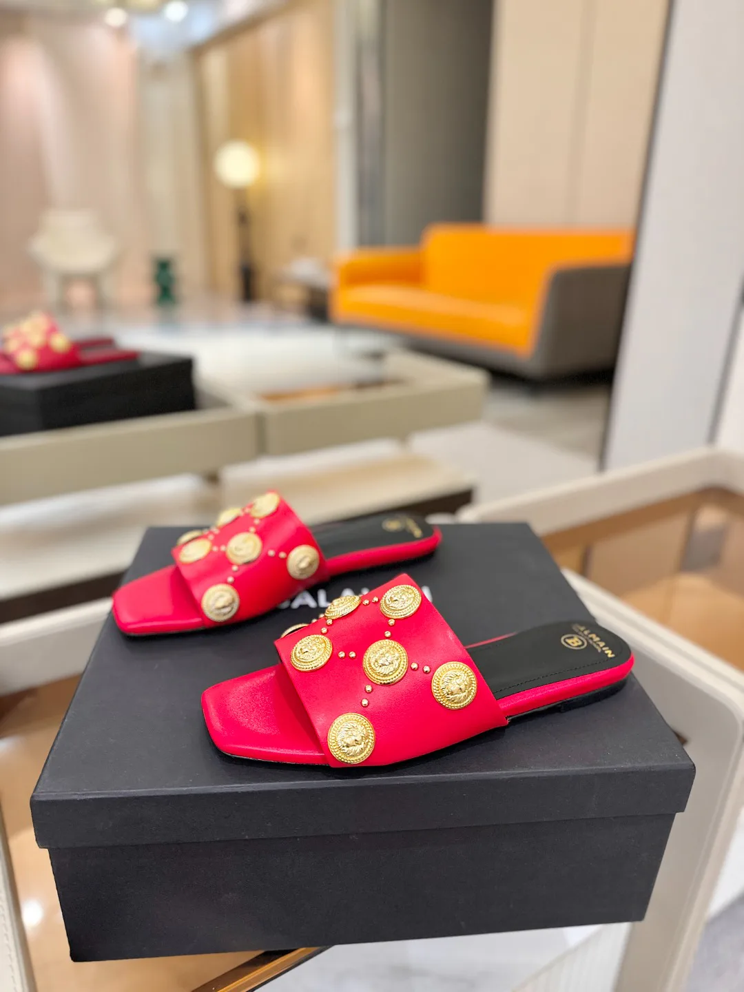 Шлепанцы Женские Balmain 841029