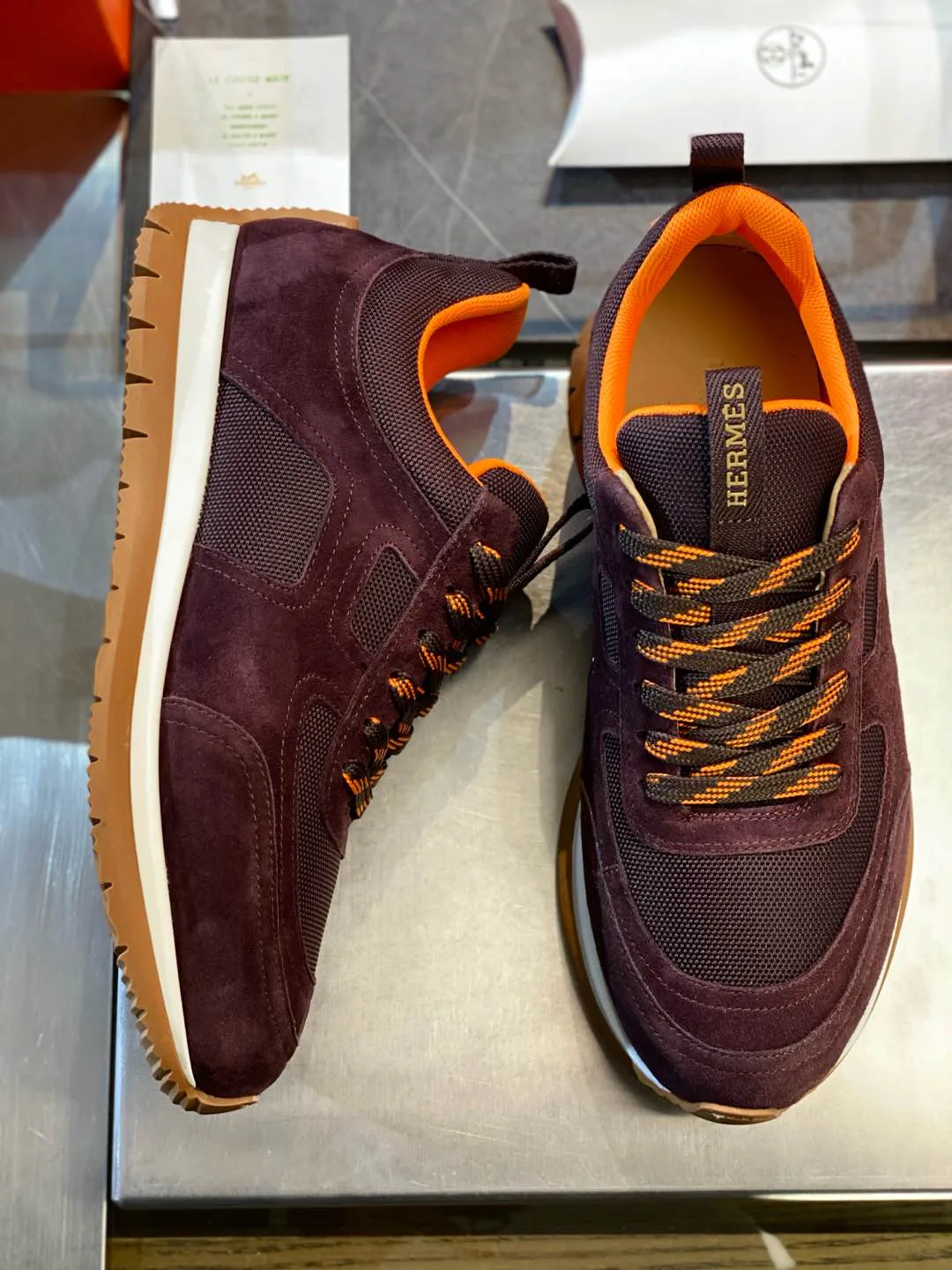 Кроссовки Мужские Hermes 17850