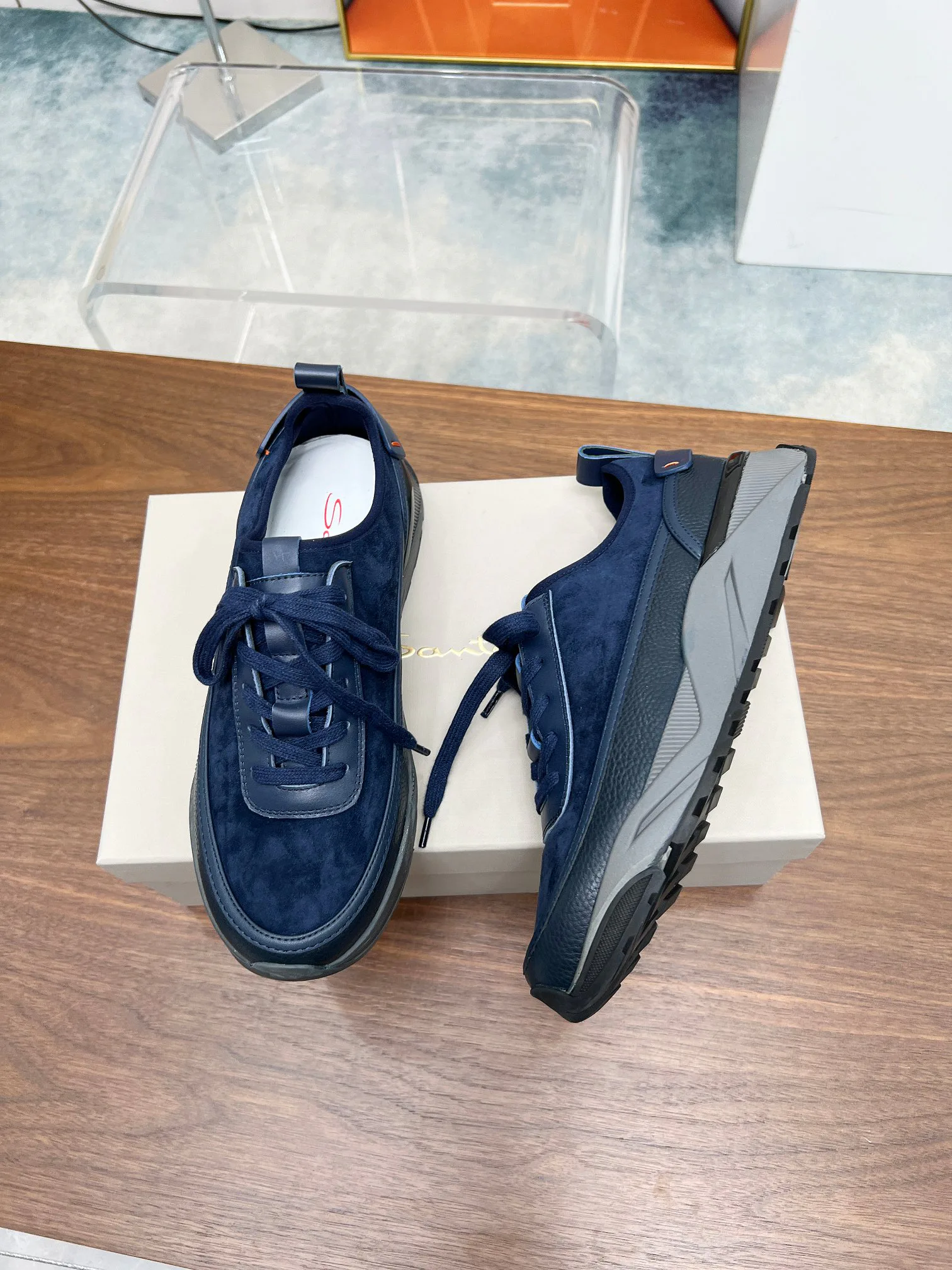 Кроссовки Мужские Santoni 26067