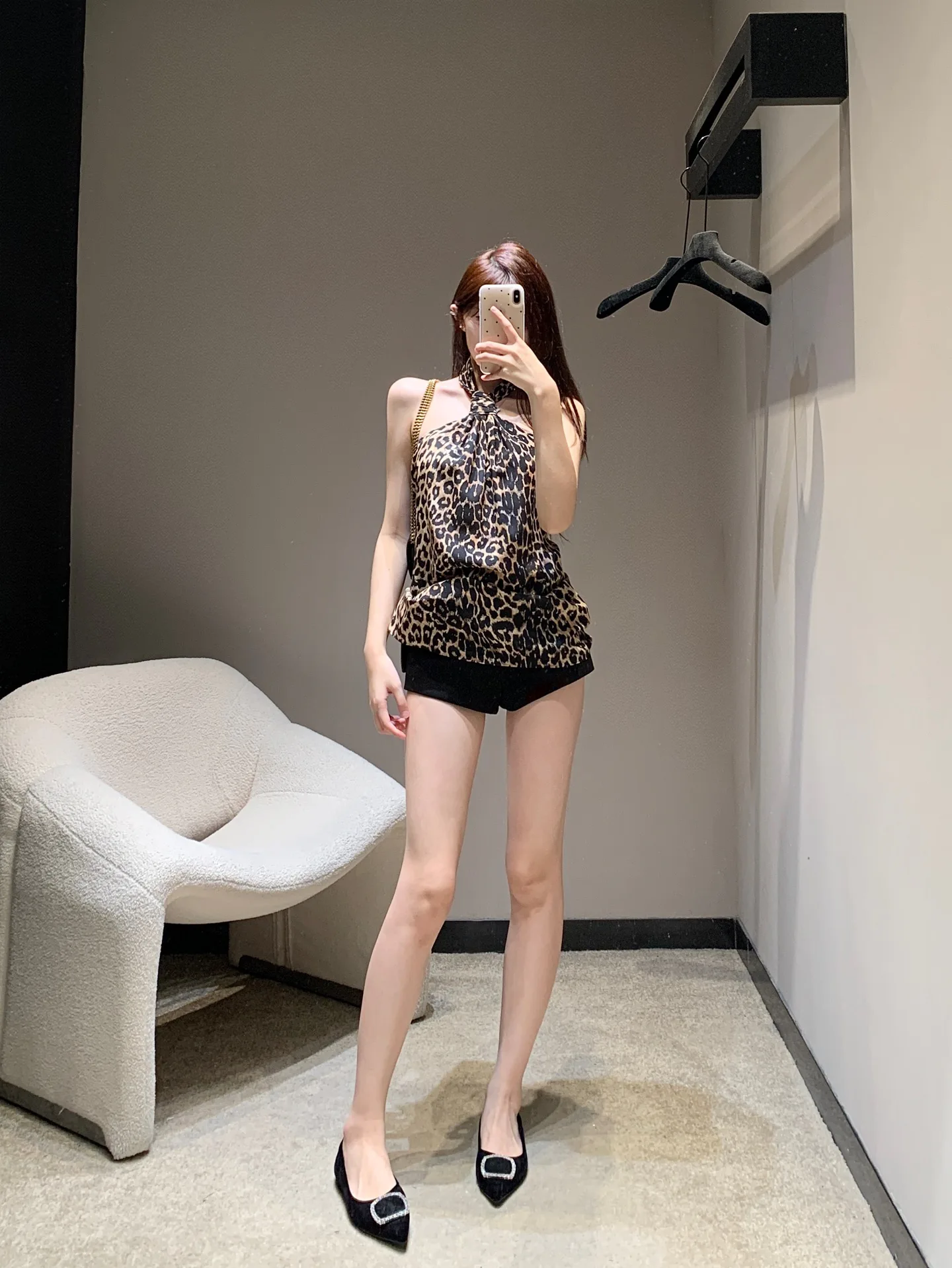 Шорты Женские Saint Laurent 20187