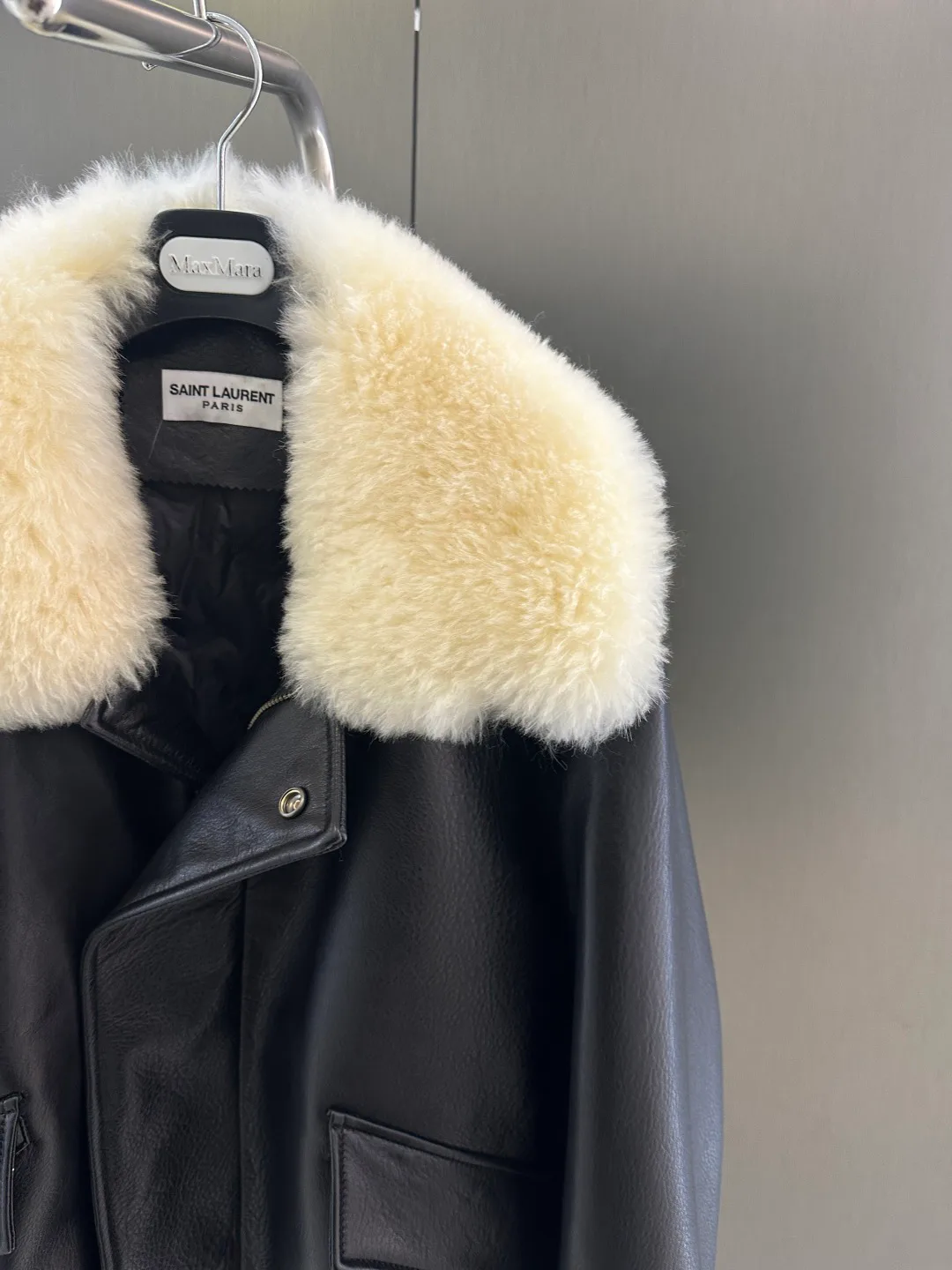 Кожаные Куртки И Дублёнки Мужские Saint Laurent 1322747