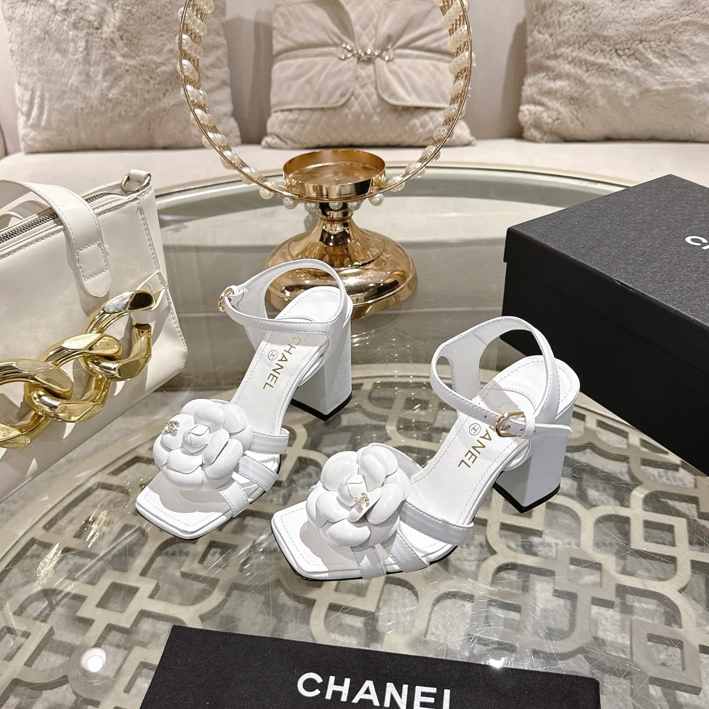 Босоножки Женские Chanel 12714883