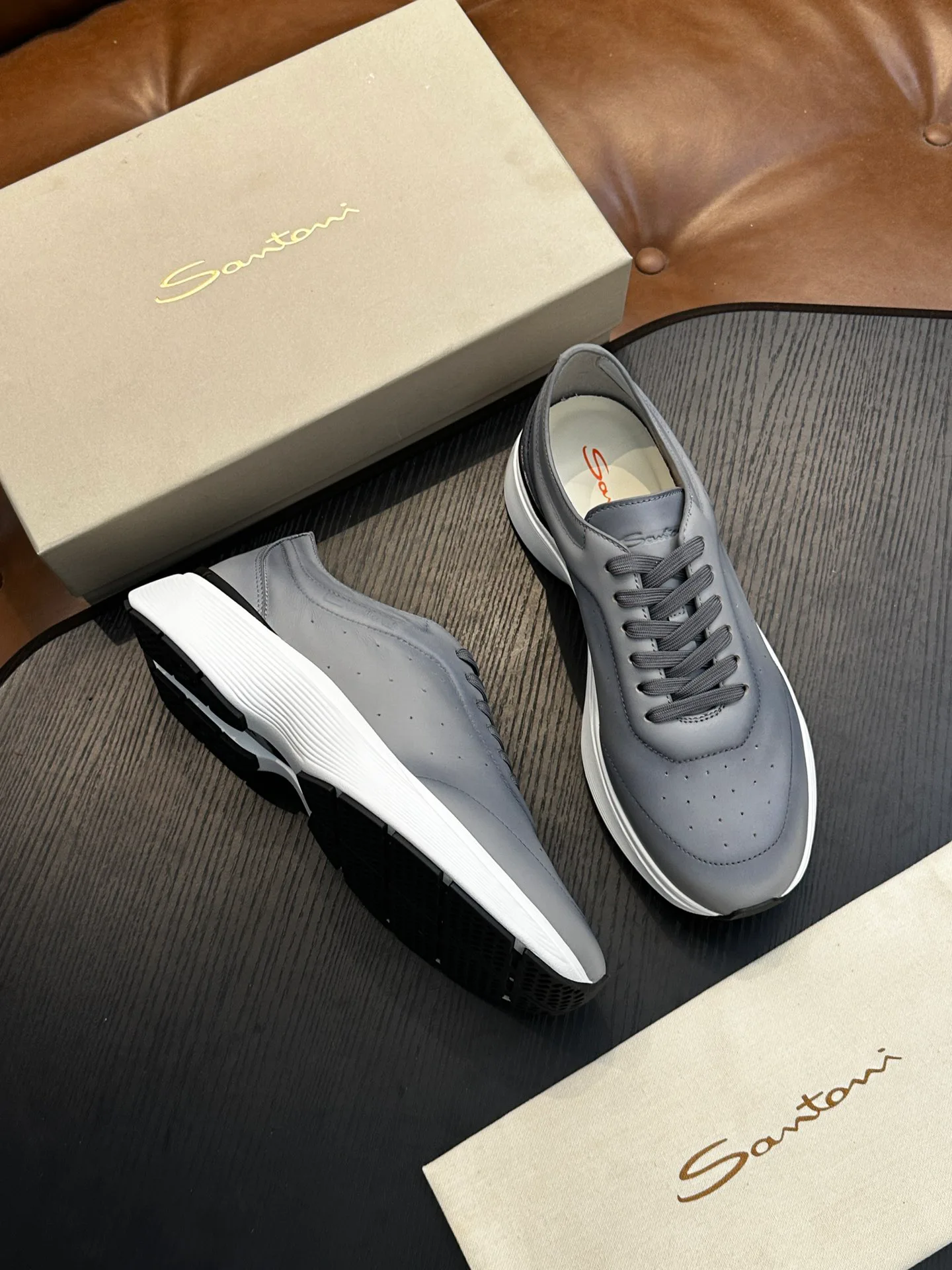 Кроссовки Мужские Santoni 69393