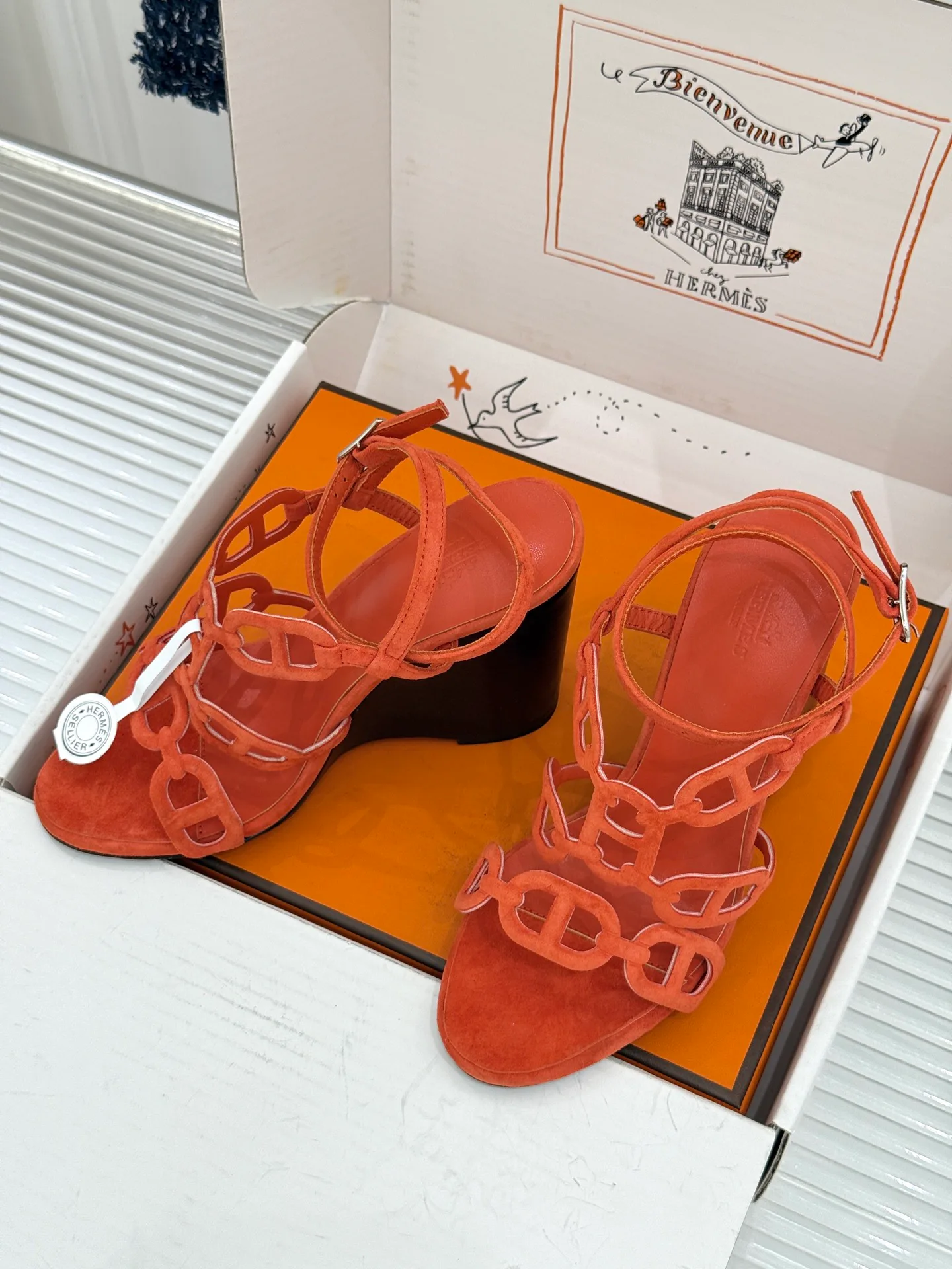 Босоножки Женские Hermes 19577263