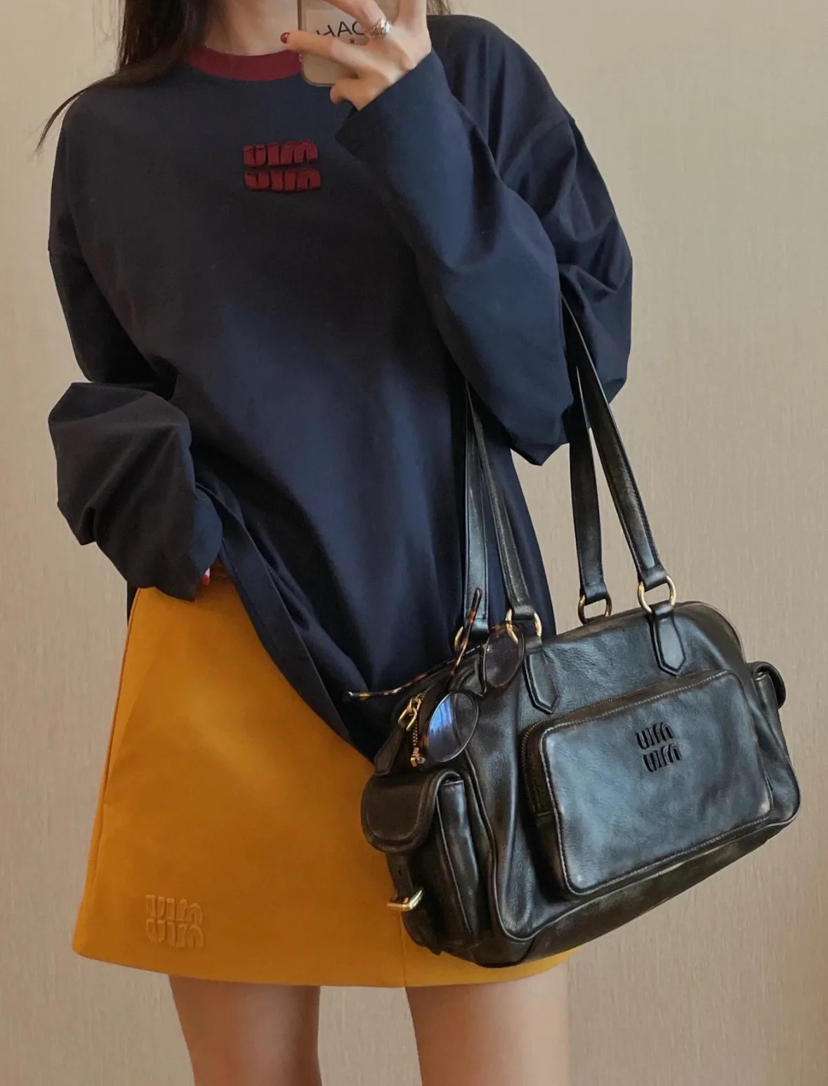 Лонгсливы Женские Miu Miu 11753487