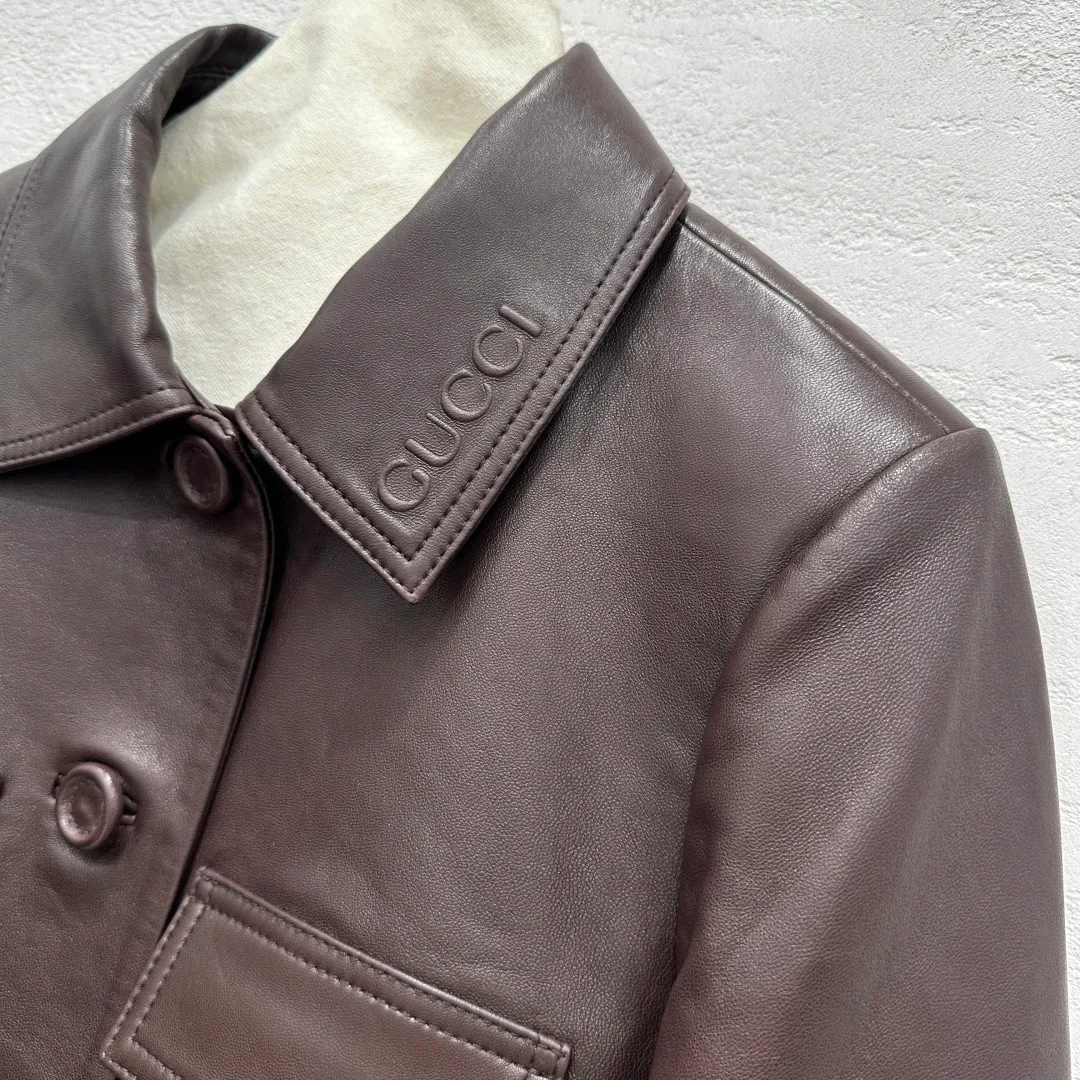 Кожаные Куртки И Дублёнки Женские Gucci 11520146