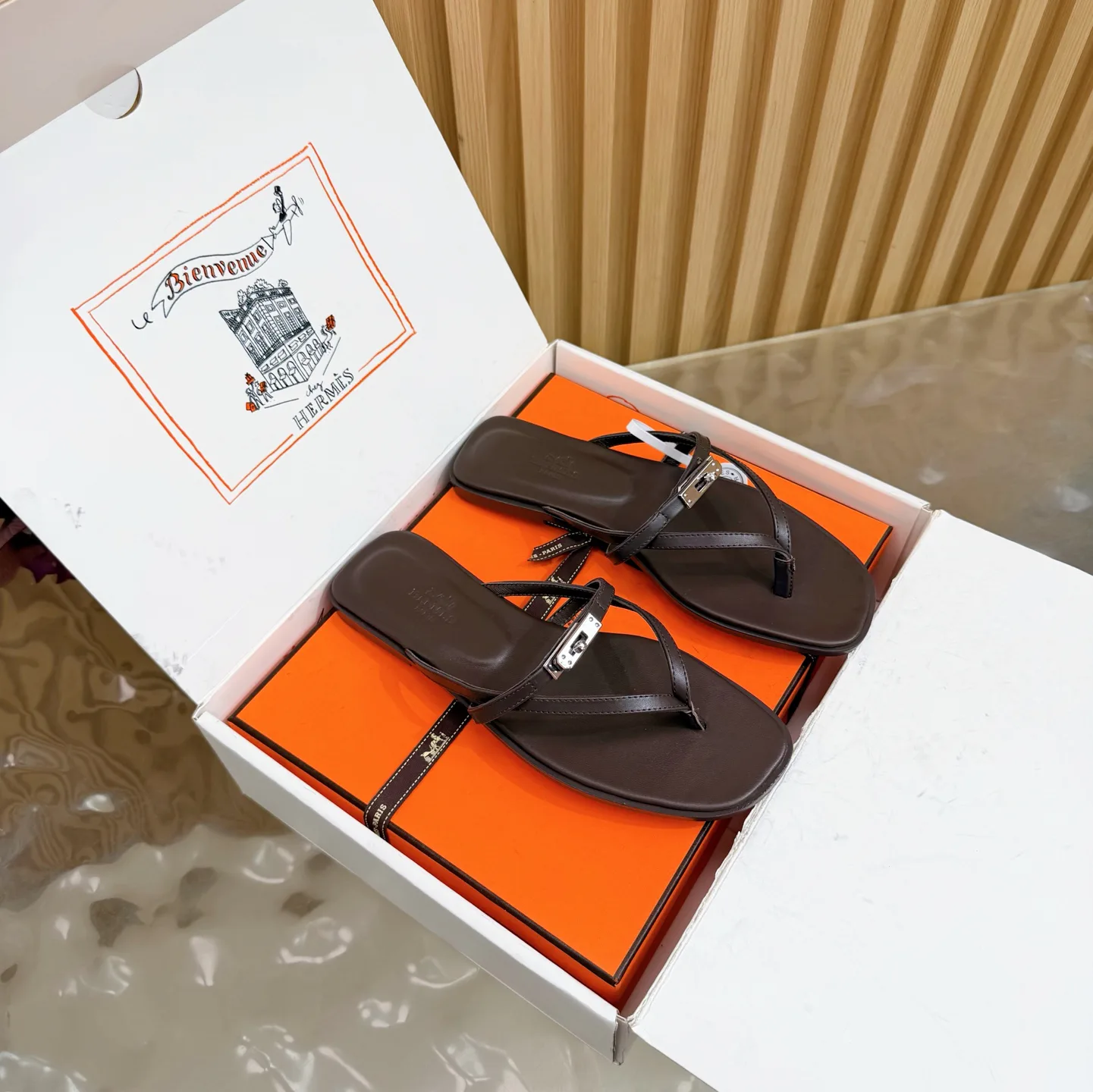 Шлепанцы Женские Hermes 805056