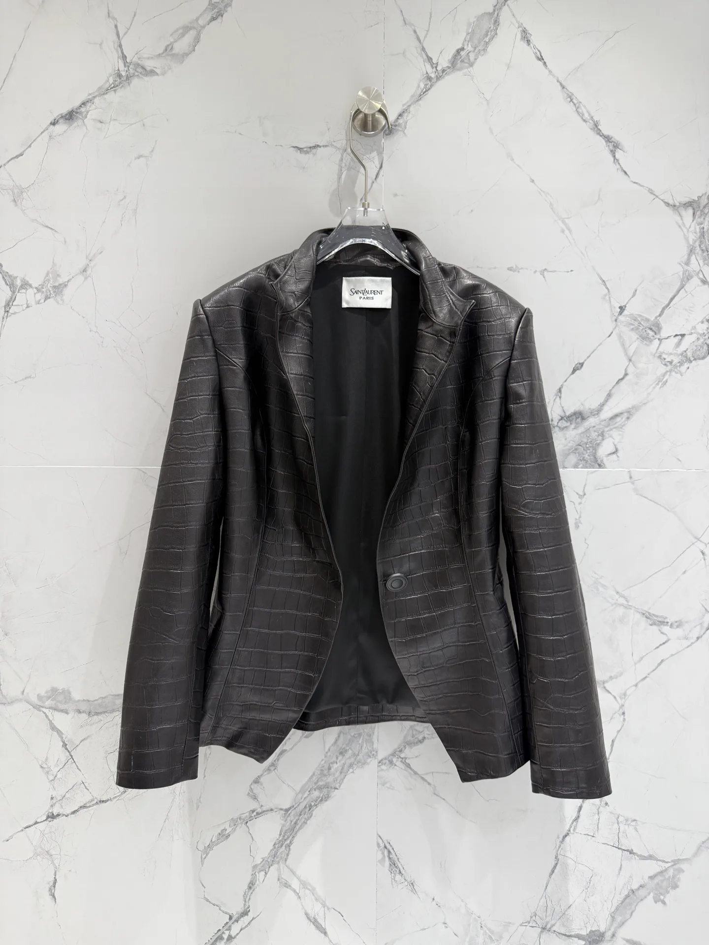 Кожаные Куртки И Дублёнки Женские Saint Laurent 11759323