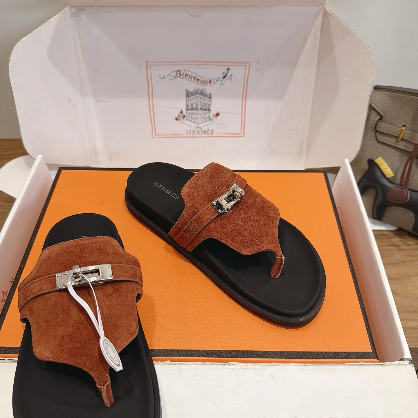 Шлепанцы Женские Hermes 17014853