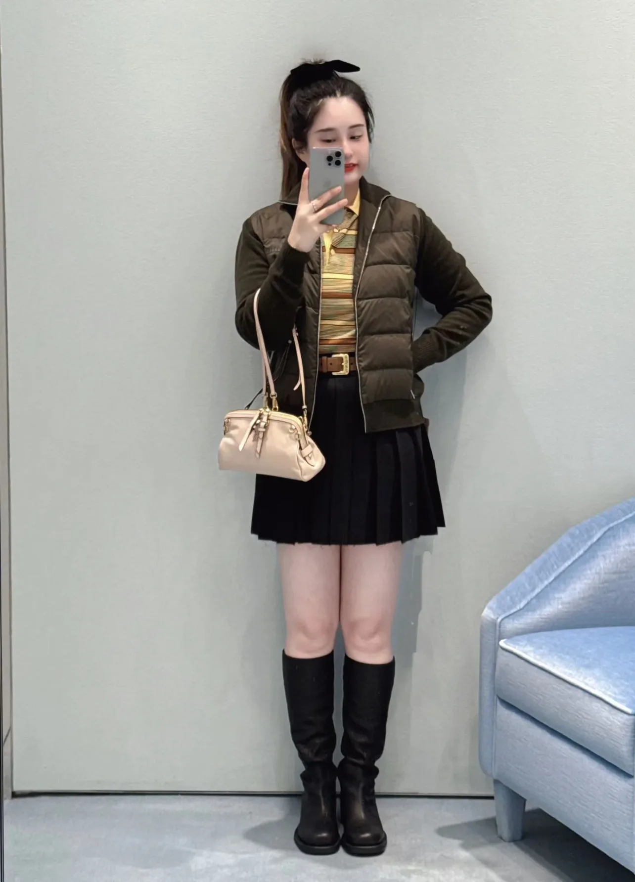 Куртки И Пуховики Женские Miu Miu 525049
