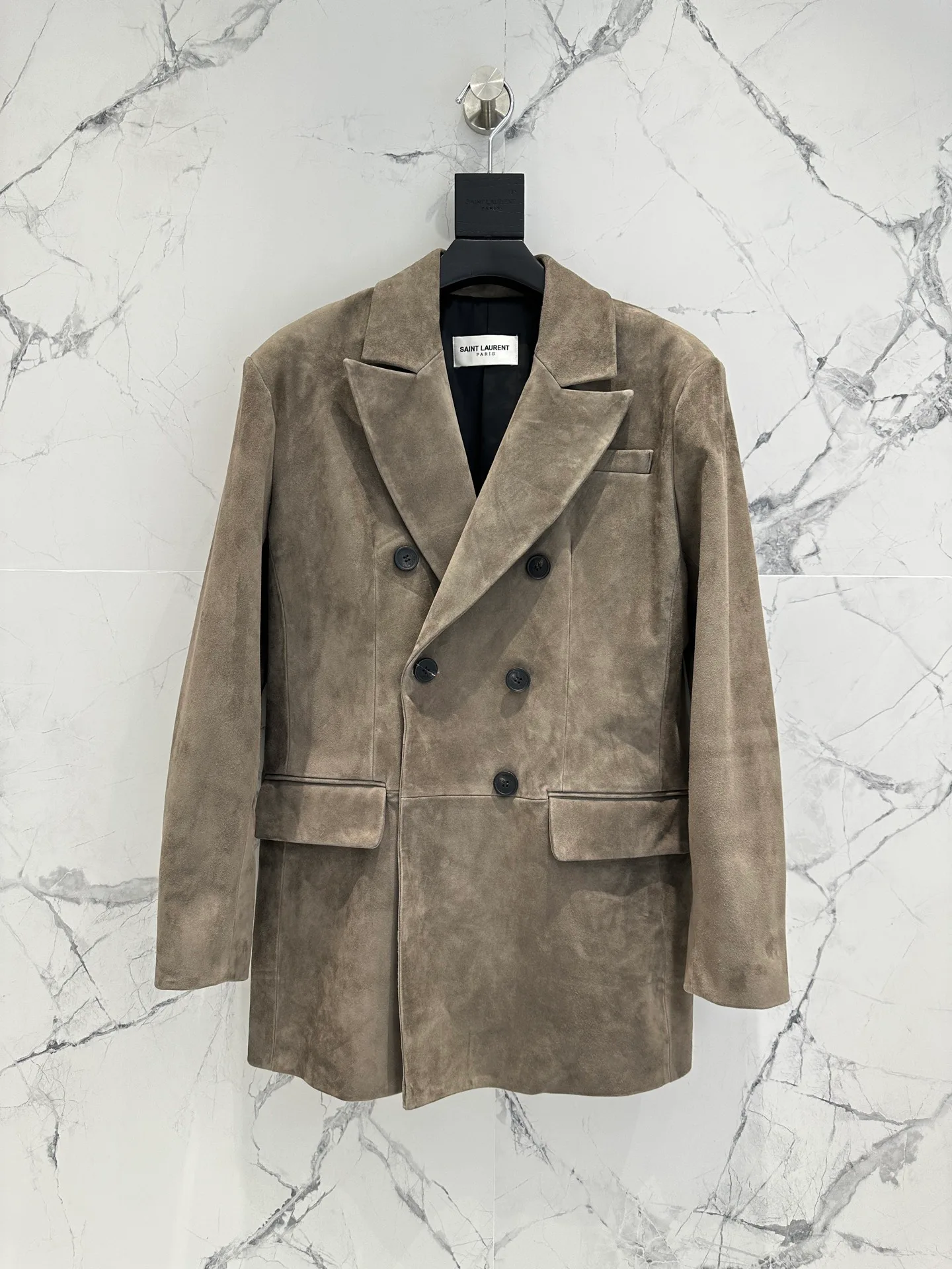 Кожаные Куртки И Дублёнки Женские Saint Laurent 12717877