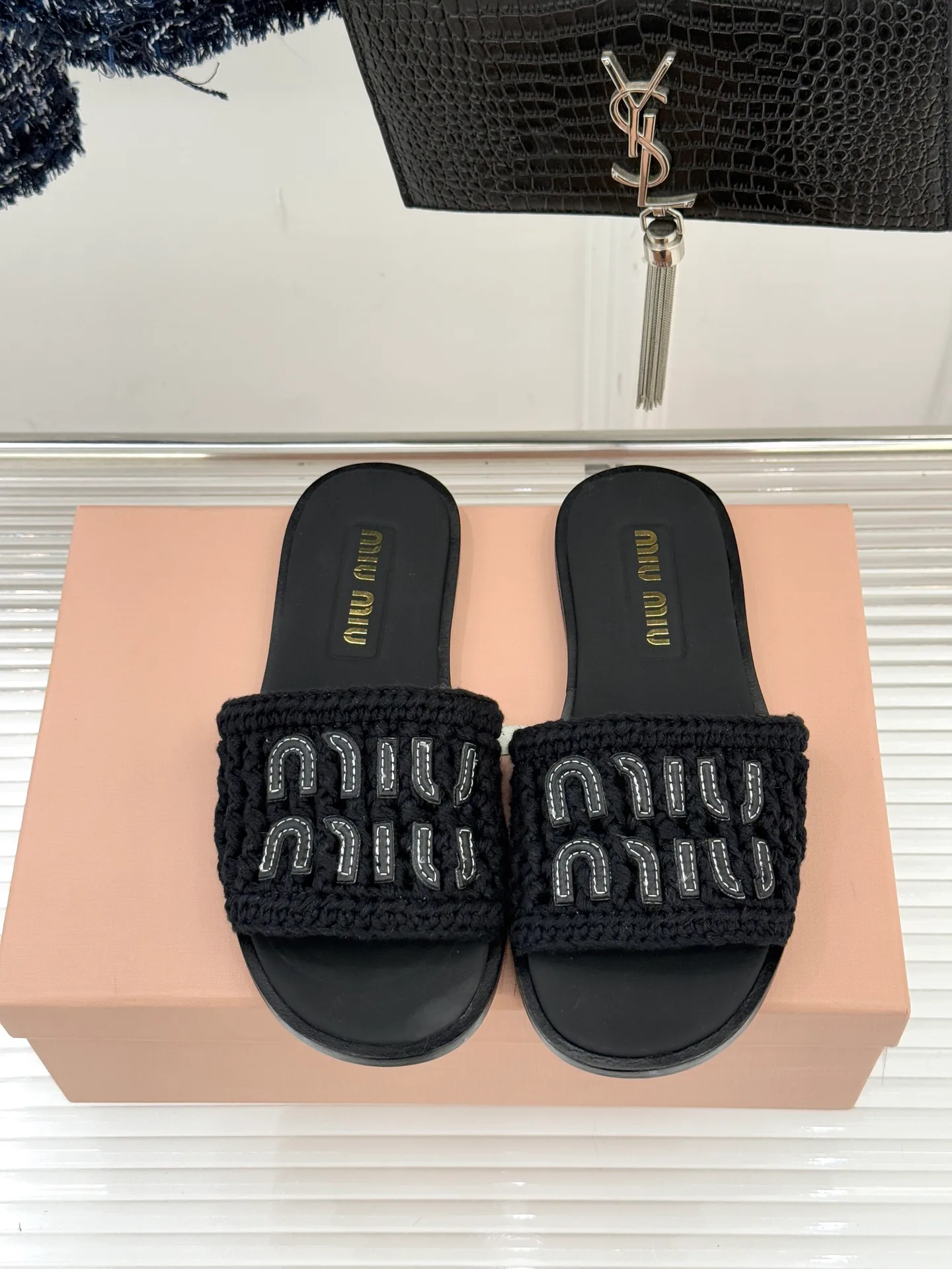 Шлепанцы Женские Miu Miu 5056277