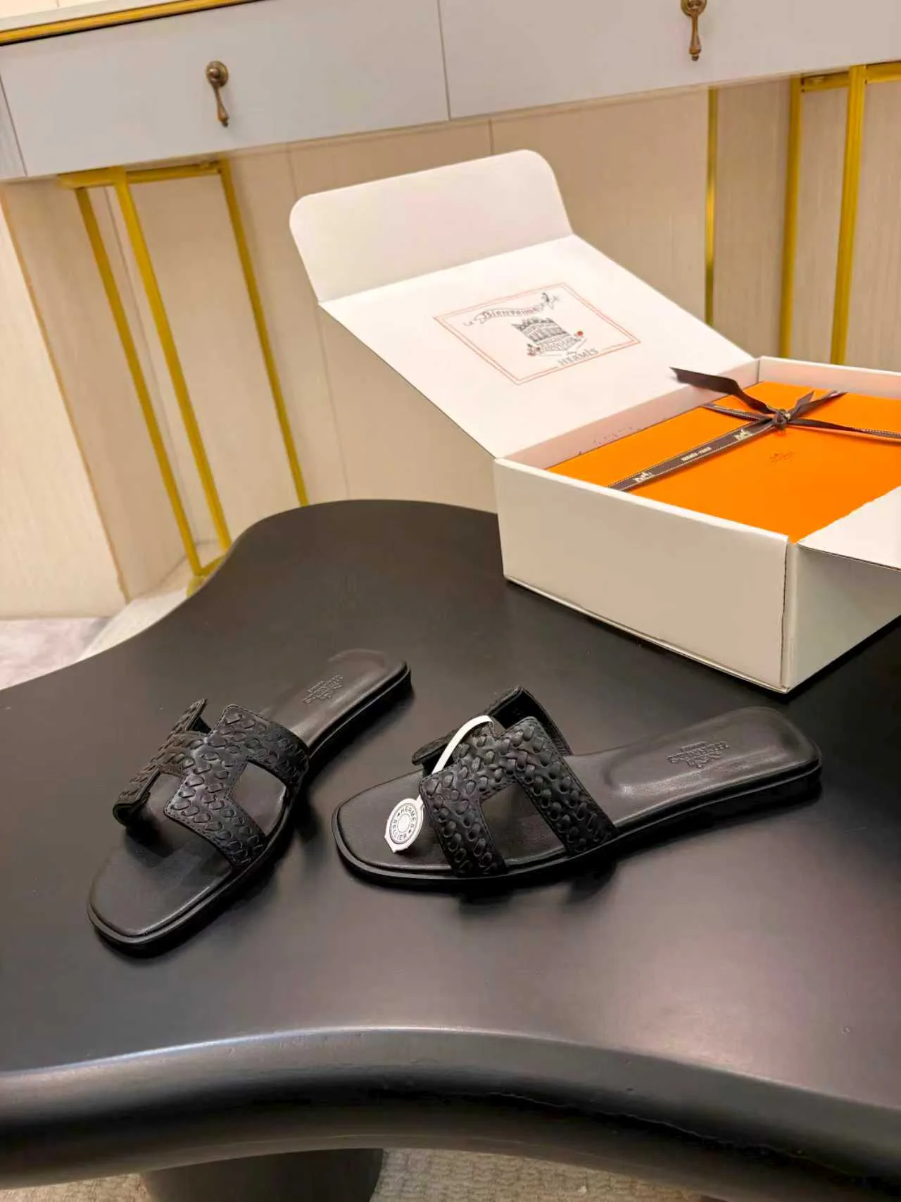 Шлепанцы Женские Hermes 379534