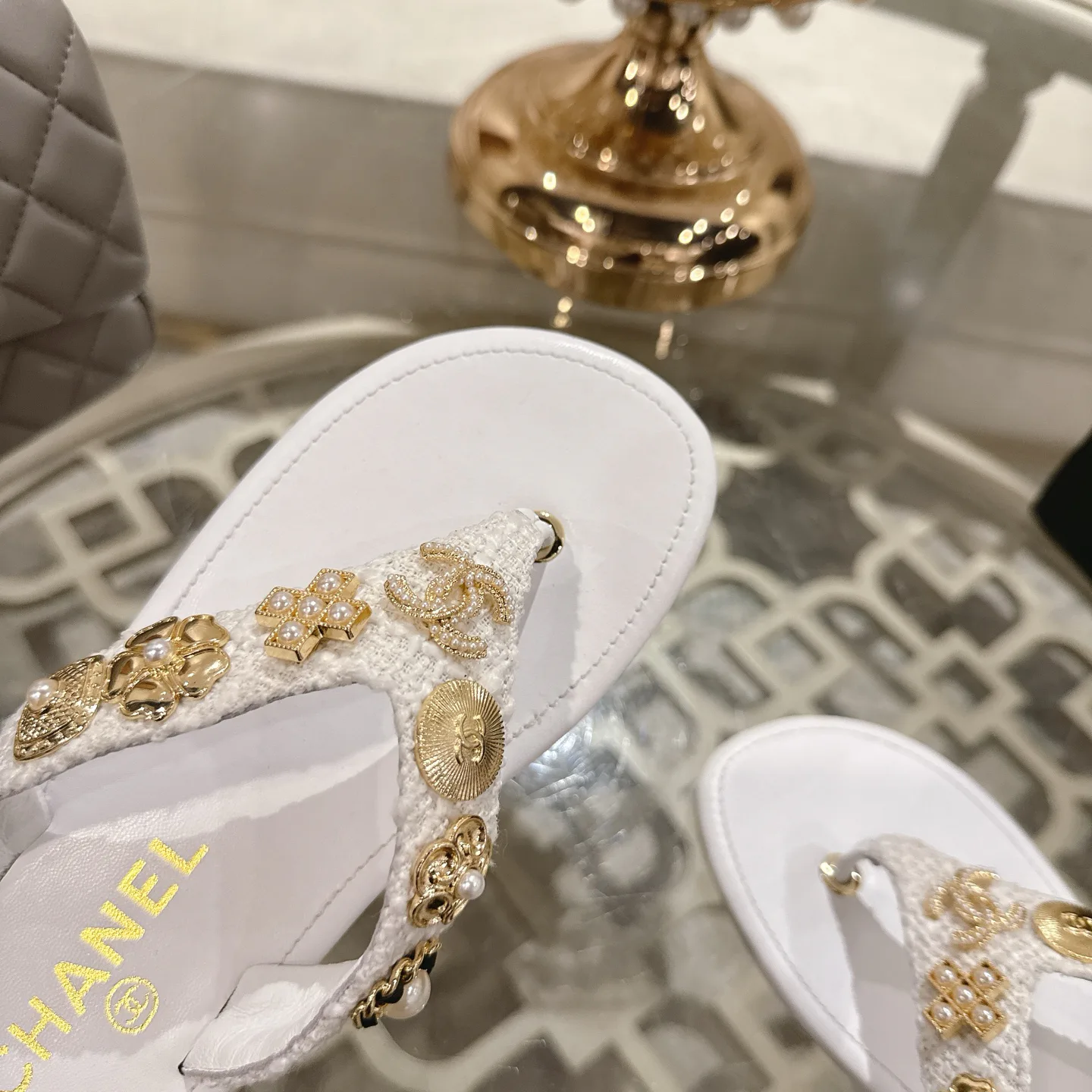 Шлепанцы Женские Chanel 33014