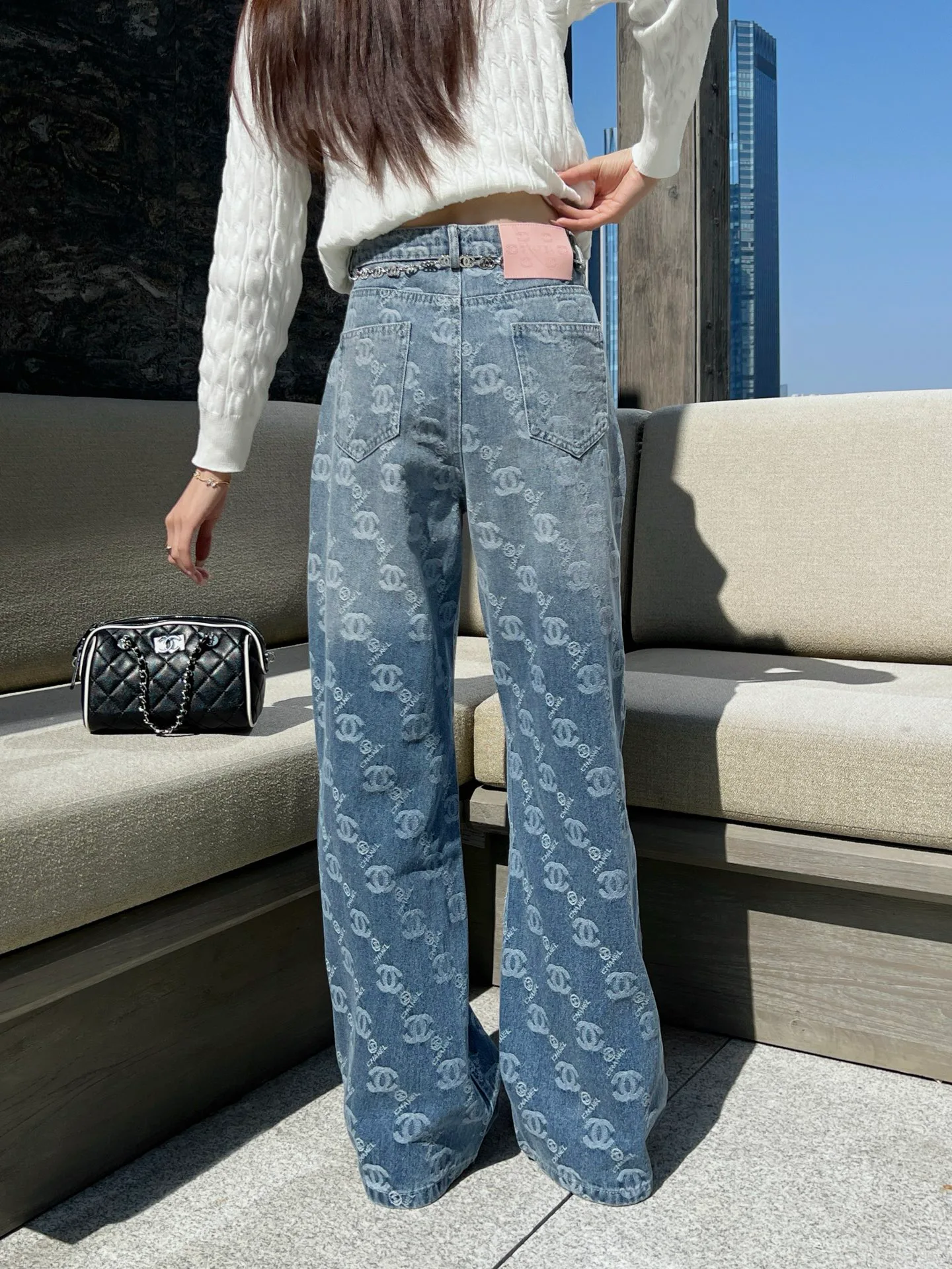 Джинсы Женские Chanel 1456259