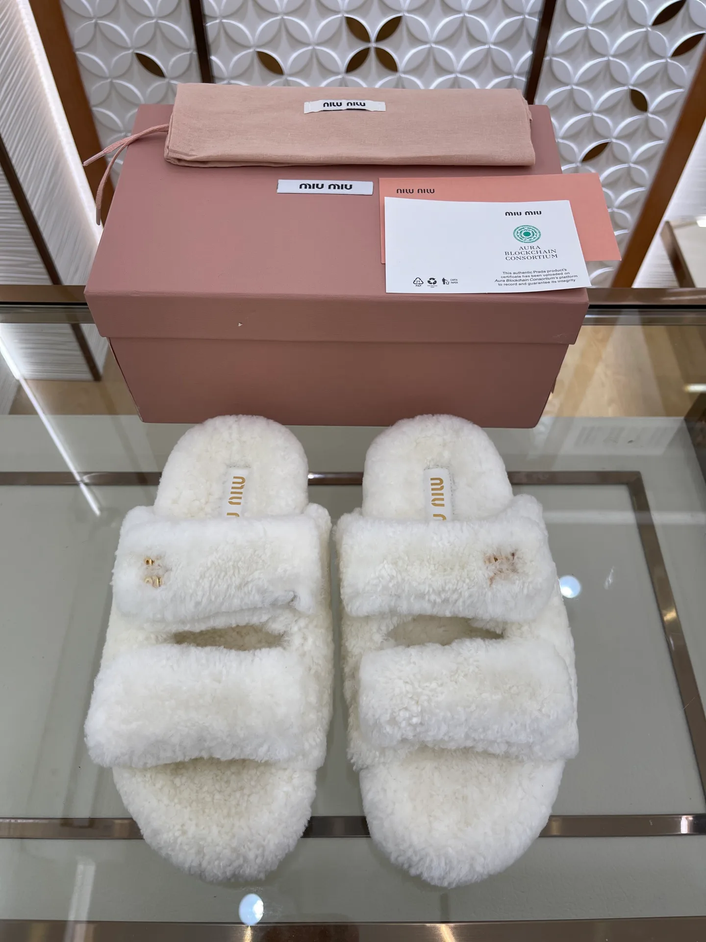 Тапочки Женские Miu Miu 81127