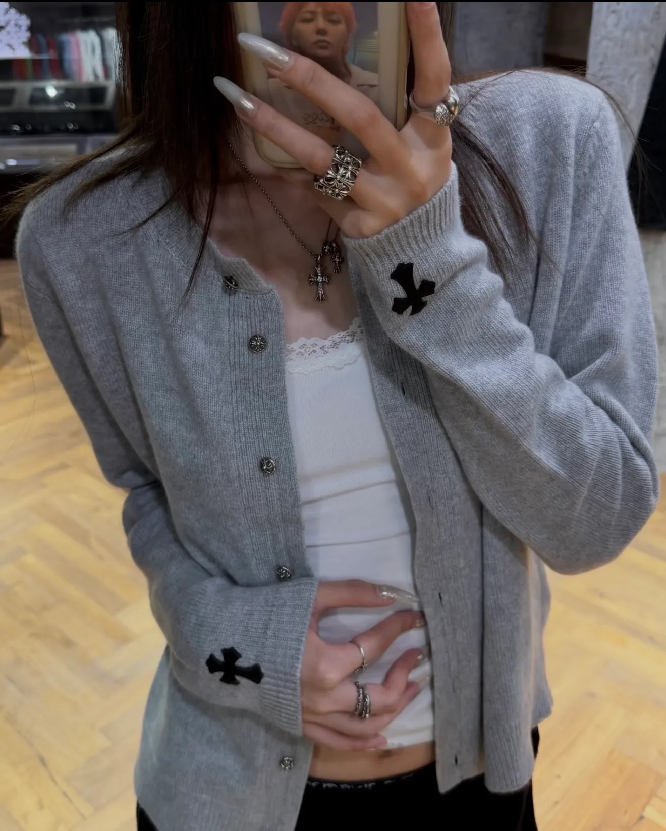 Джемперы И Свитеры Женские Chrome Hearts 19699018