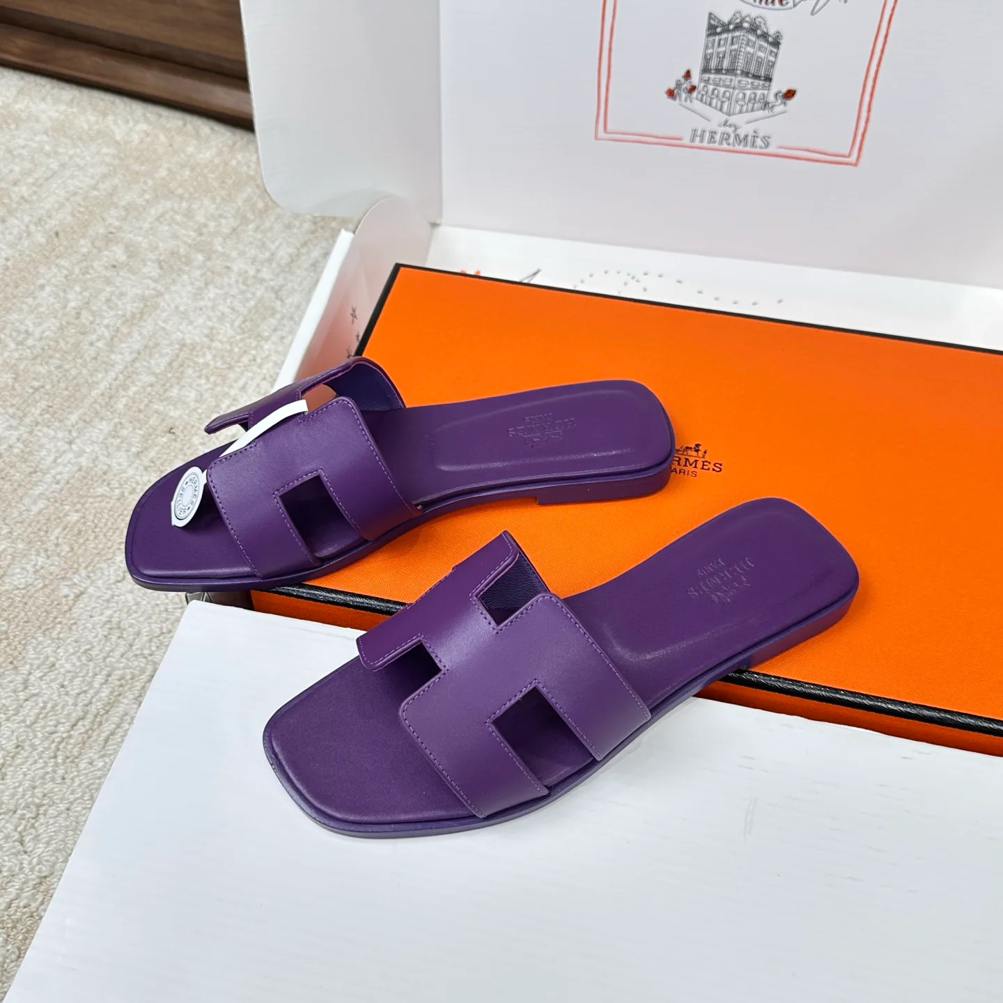 Шлепанцы Женские Hermes 3043248