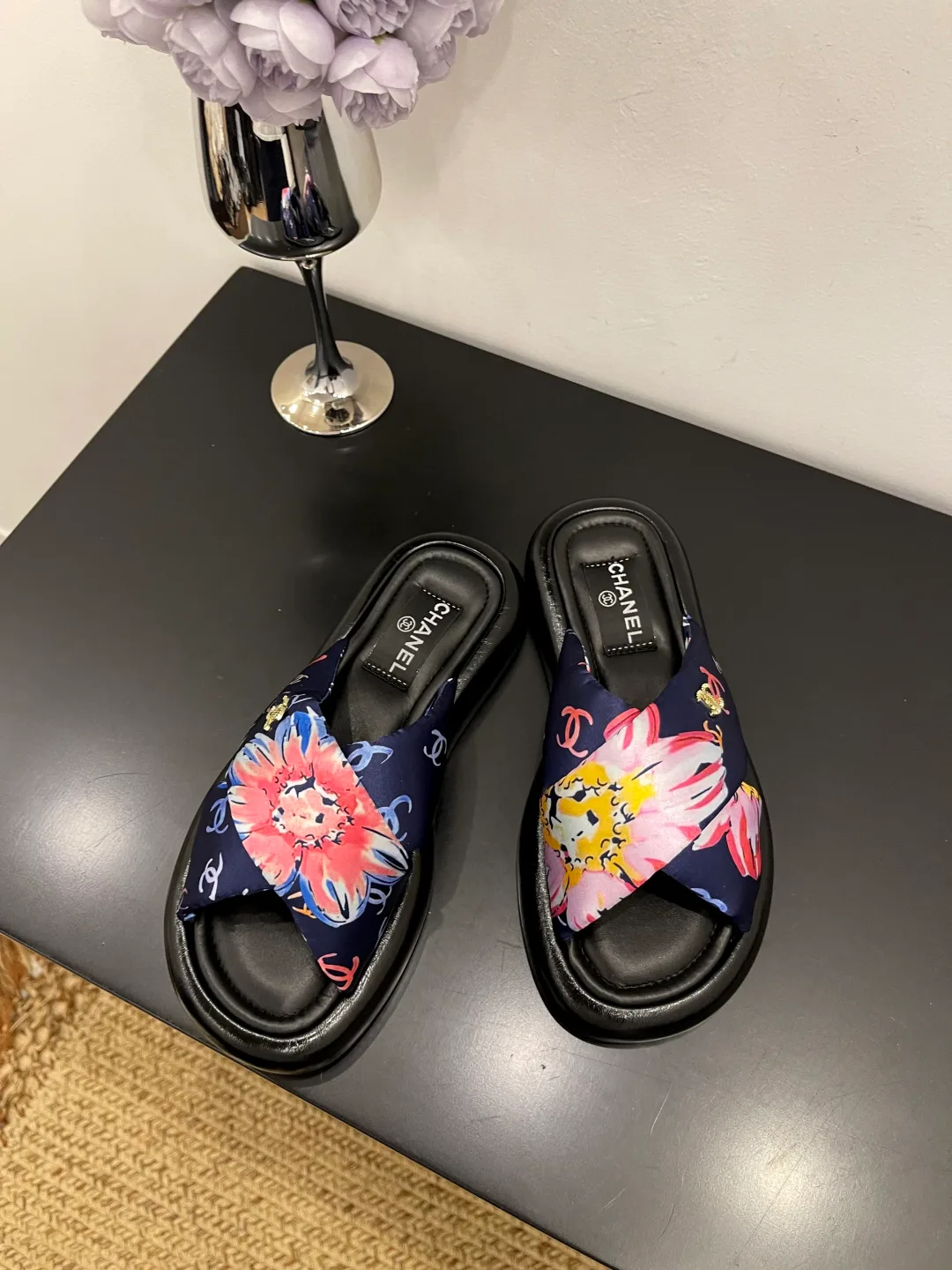 Шлепанцы Женские Chanel 89925