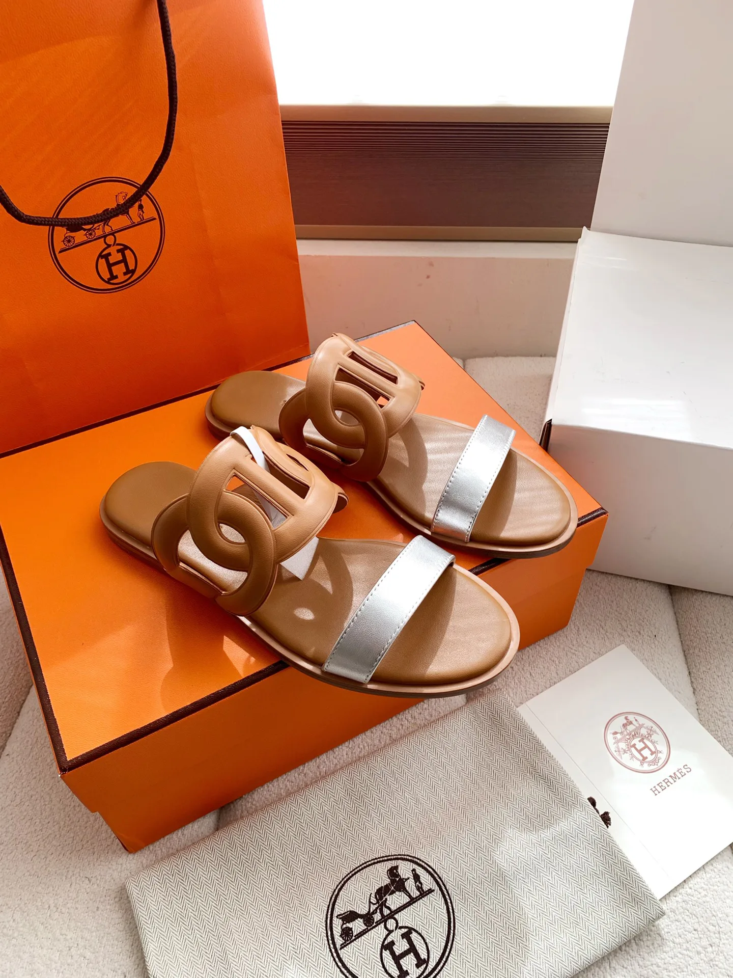 Шлепанцы Женские Hermes 10461989