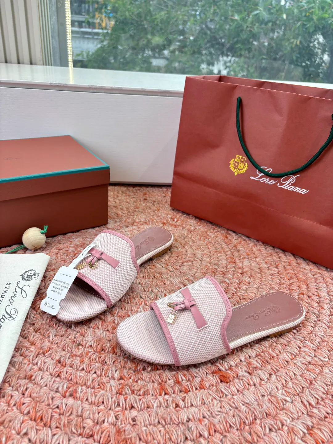 Шлепанцы Женские Loro Piana 11745827