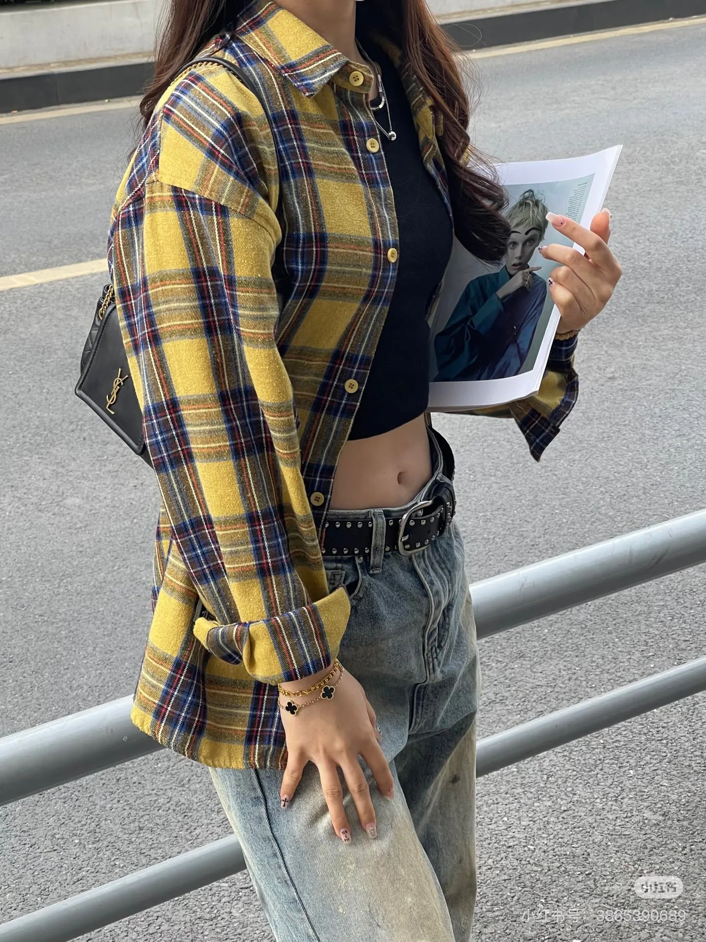 Сумки На Ремне Женские Saint Laurent 1270629