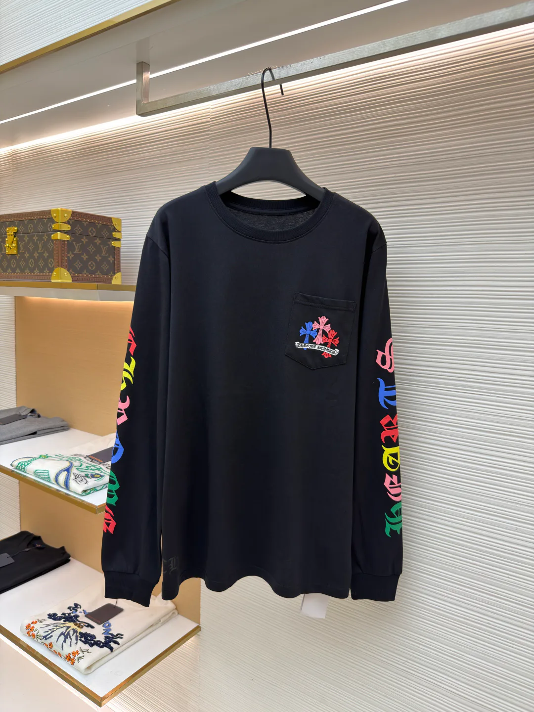 Лонгсливы Мужские Chrome Hearts 11399338